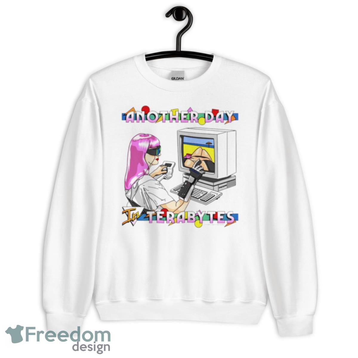 Another Day In Terabytes Shirt - Unisex Heavy Blend Crewneck Sweatshirt