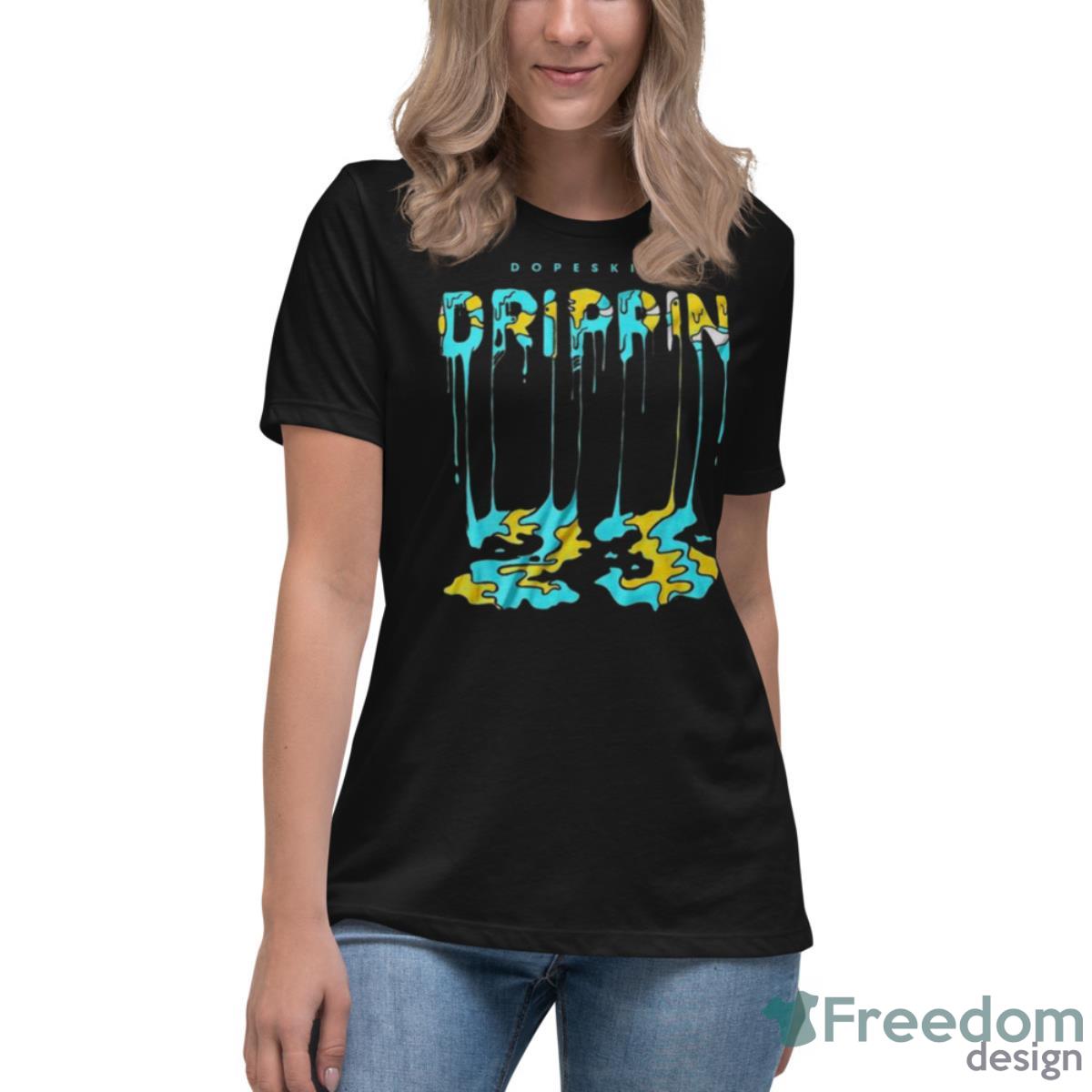 Aqua 5s DopeSkill Drippin Shirt