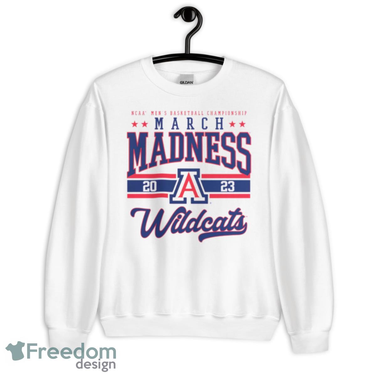 Arizona Wildcats 2023 NCAA Men’s Basketball Tournament March Madness Shirt - Unisex Heavy Blend Crewneck Sweatshirt