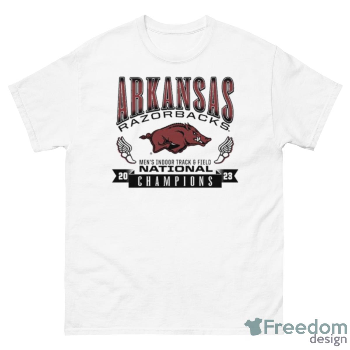 Arkansas Razorback Short Sleeve Jersey Tee By Champion - The