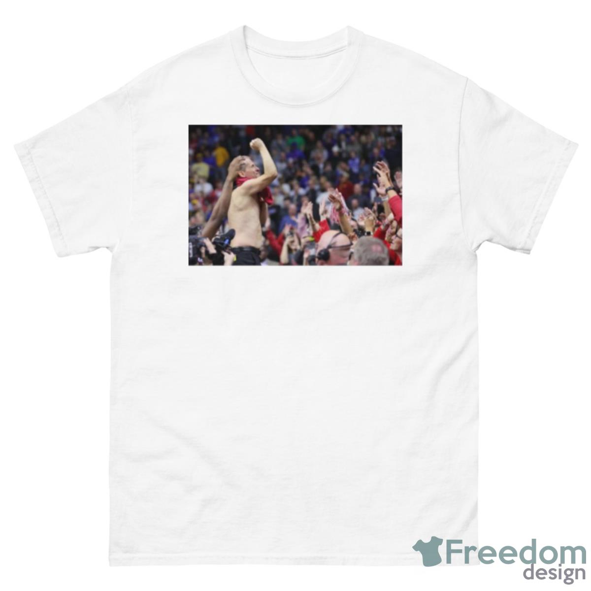 Arkansas Razorbacks Eric Musselman Rips His Shirt - 500 Men’s Classic Tee Gildan