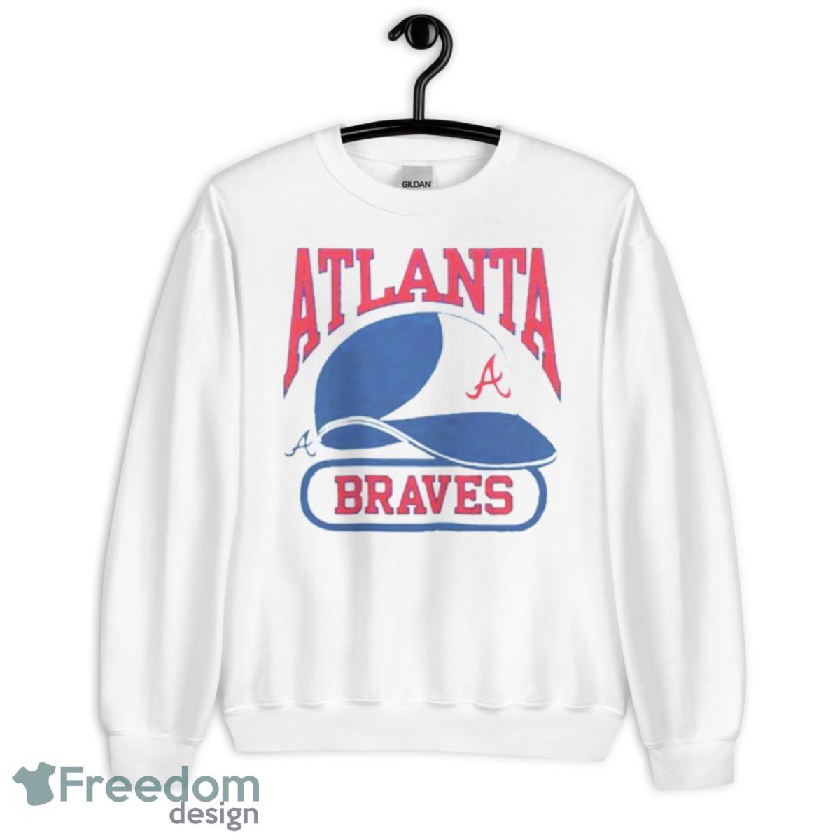 Atlanta Braves Helmet 2023 Shirt - Unisex Heavy Blend Crewneck Sweatshirt