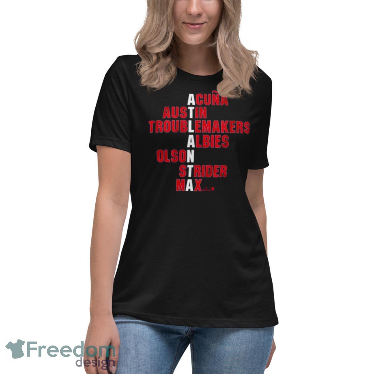 braves troublemakers shirt