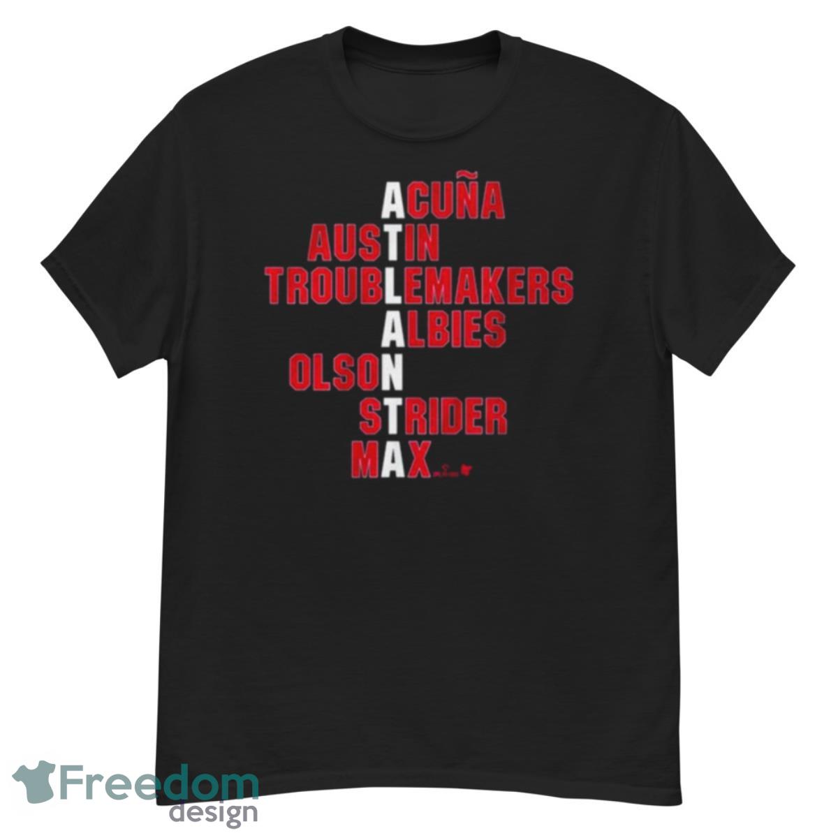 Atlanta Braves Names Player Shirt - Freedomdesign