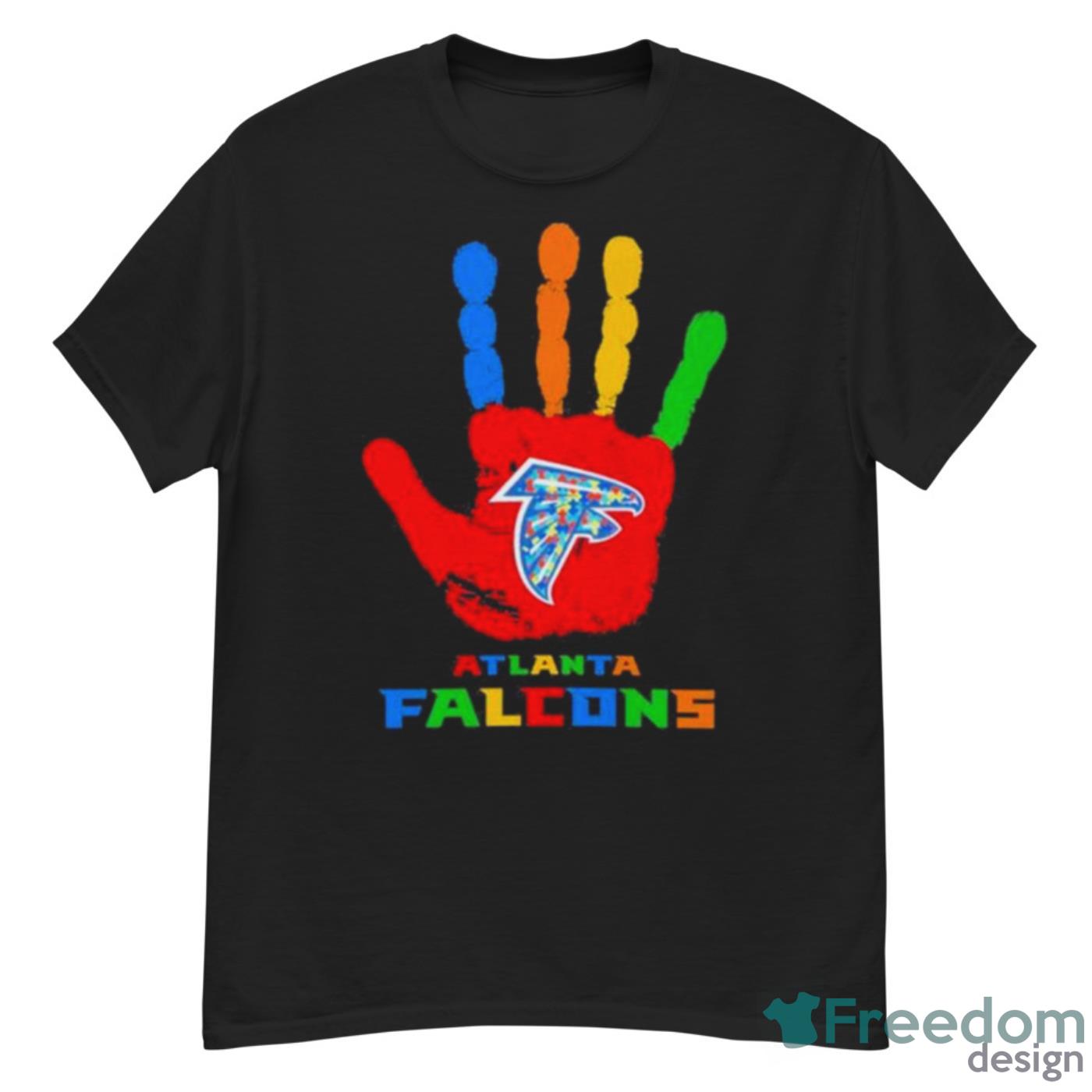 Atlanta Falcons Hand Autism 2023 NFL Shirt - G500 Men’s Classic T-Shirt