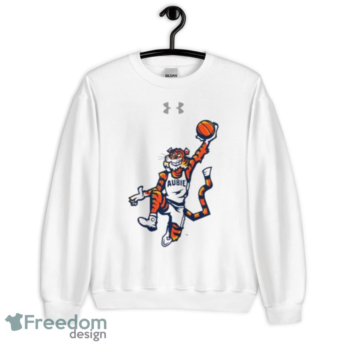 Auburn Basketball Players Wearing Aubie Auburn Tiger Shirt - Unisex Heavy Blend Crewneck Sweatshirt