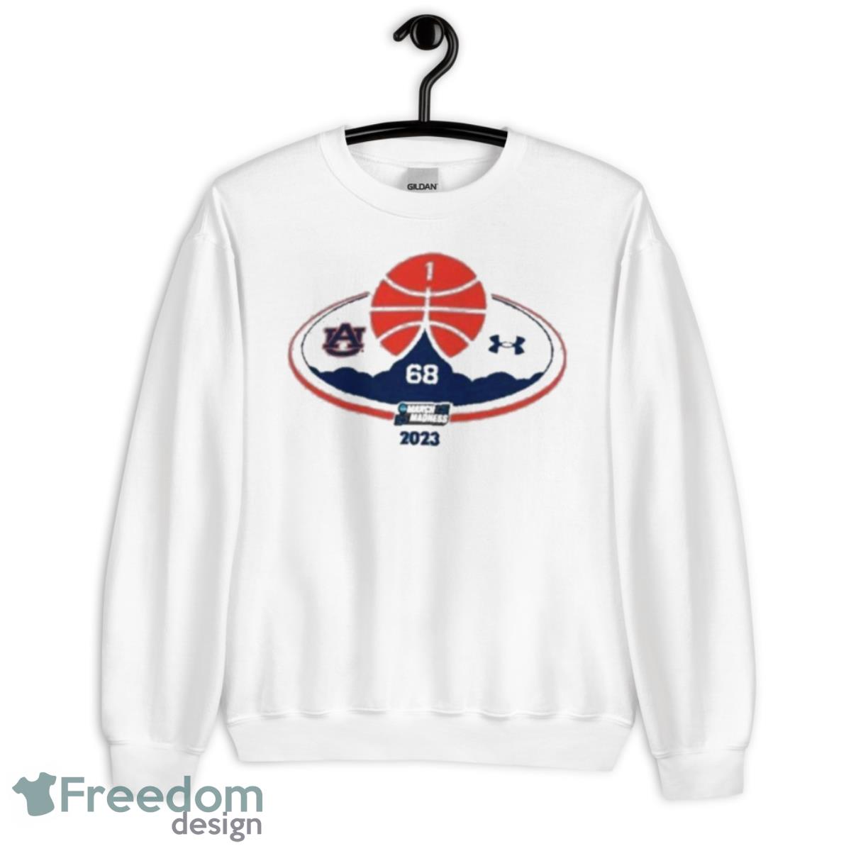 Auburn Tigers 2023 NCAA Men’s Basketball March Madness Team Issue Locker Room Shirt - Unisex Heavy Blend Crewneck Sweatshirt