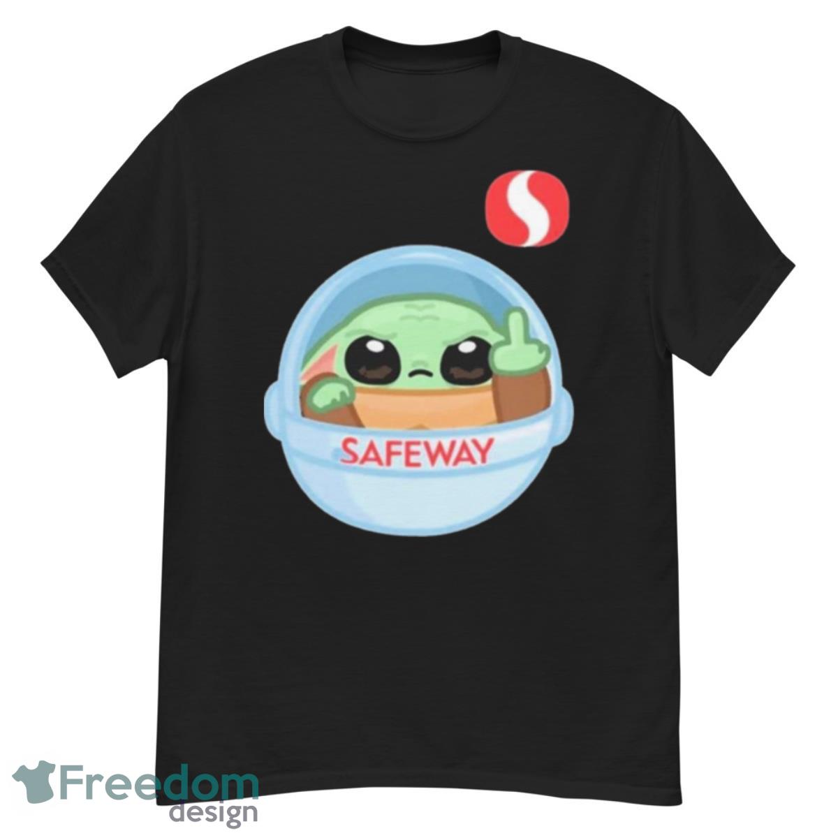 Baby Yoda Fucking Safeway Logo Shirt - G500 Men’s Classic T-Shirt