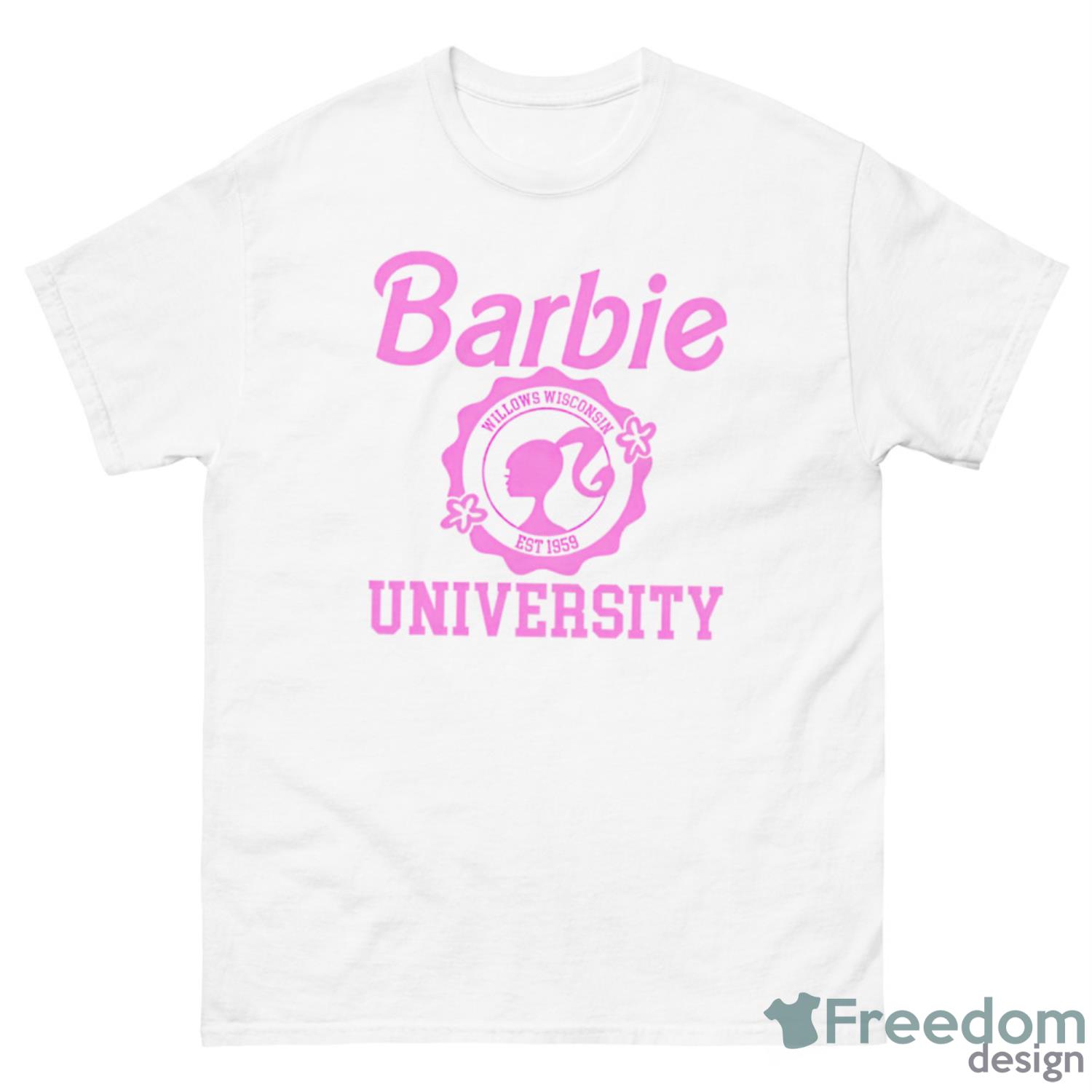 Barbie University Shirt - 500 Men’s Classic Tee Gildan