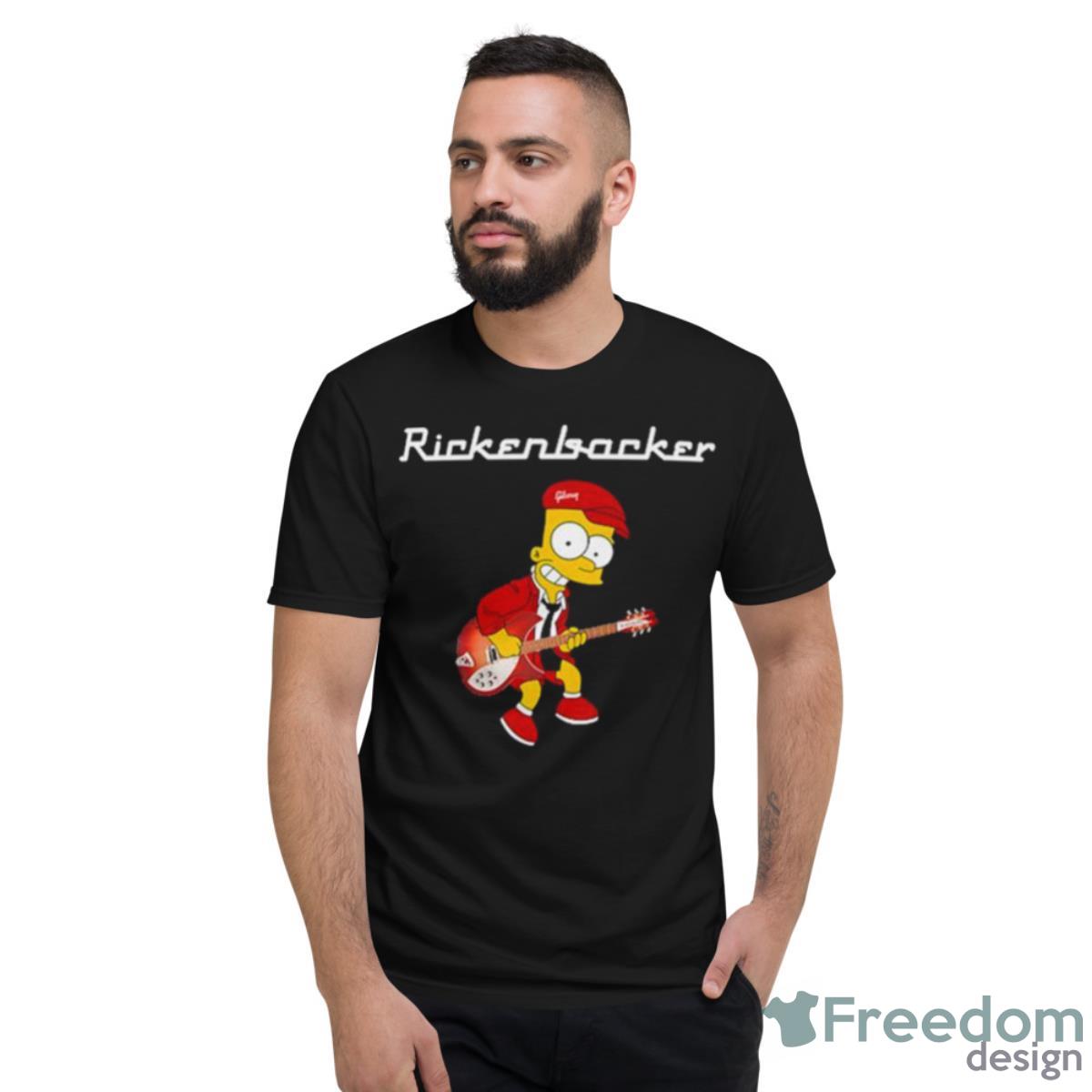 Bart Simpson Rickenbacker Shirt - Short Sleeve T-Shirt