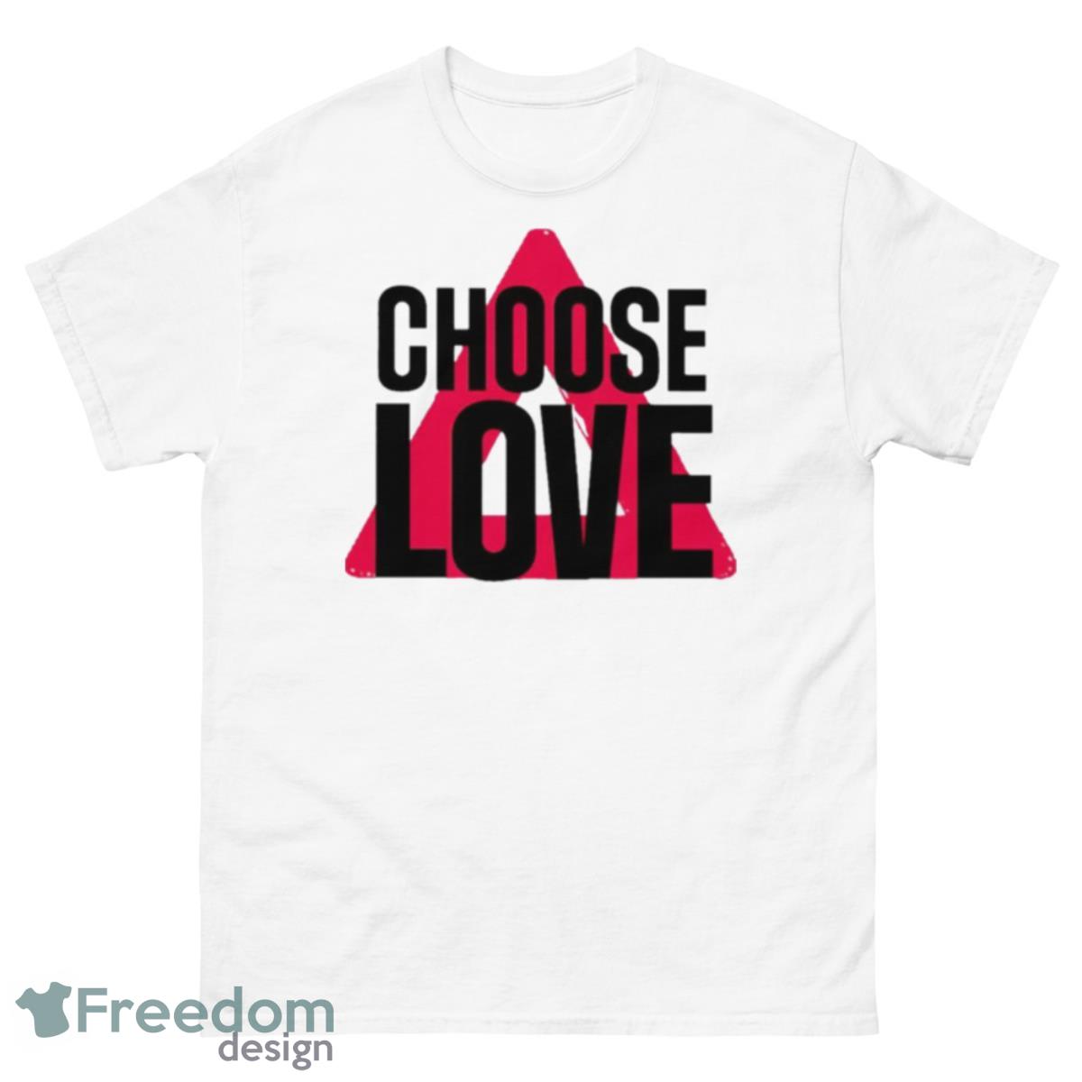 Bastille Choose Love Shirt - 500 Men’s Classic Tee Gildan