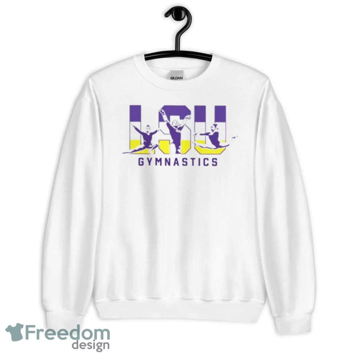 B&B Dry Goods Lsu Gymnastics Shirt - Unisex Heavy Blend Crewneck Sweatshirt