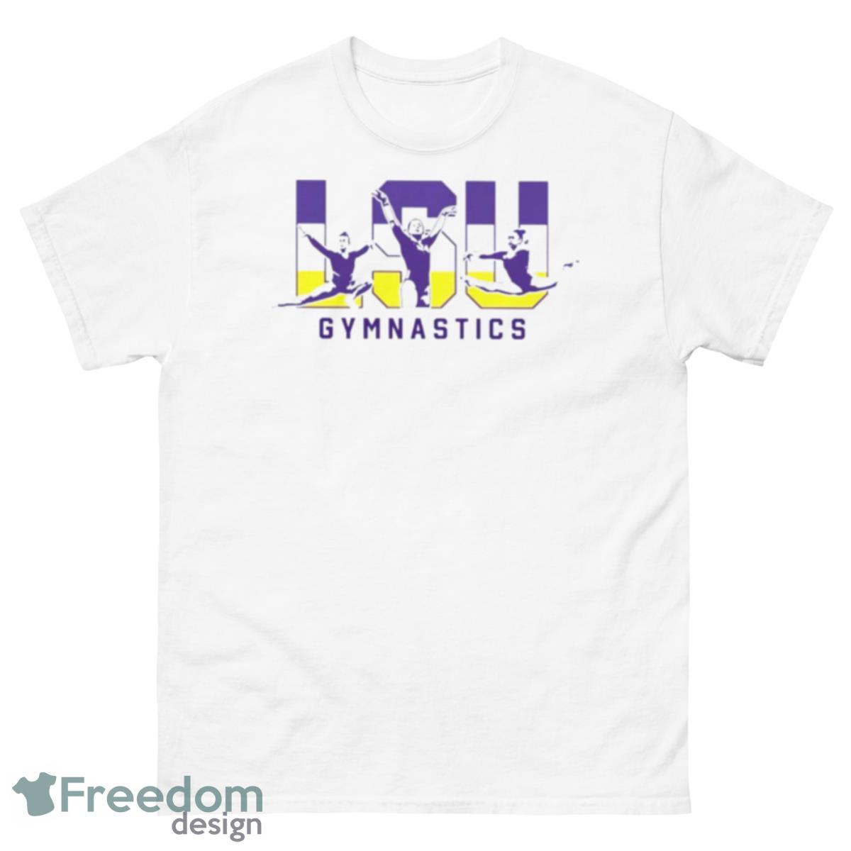 B&B Dry Goods Lsu Gymnastics Shirt - 500 Men’s Classic Tee Gildan