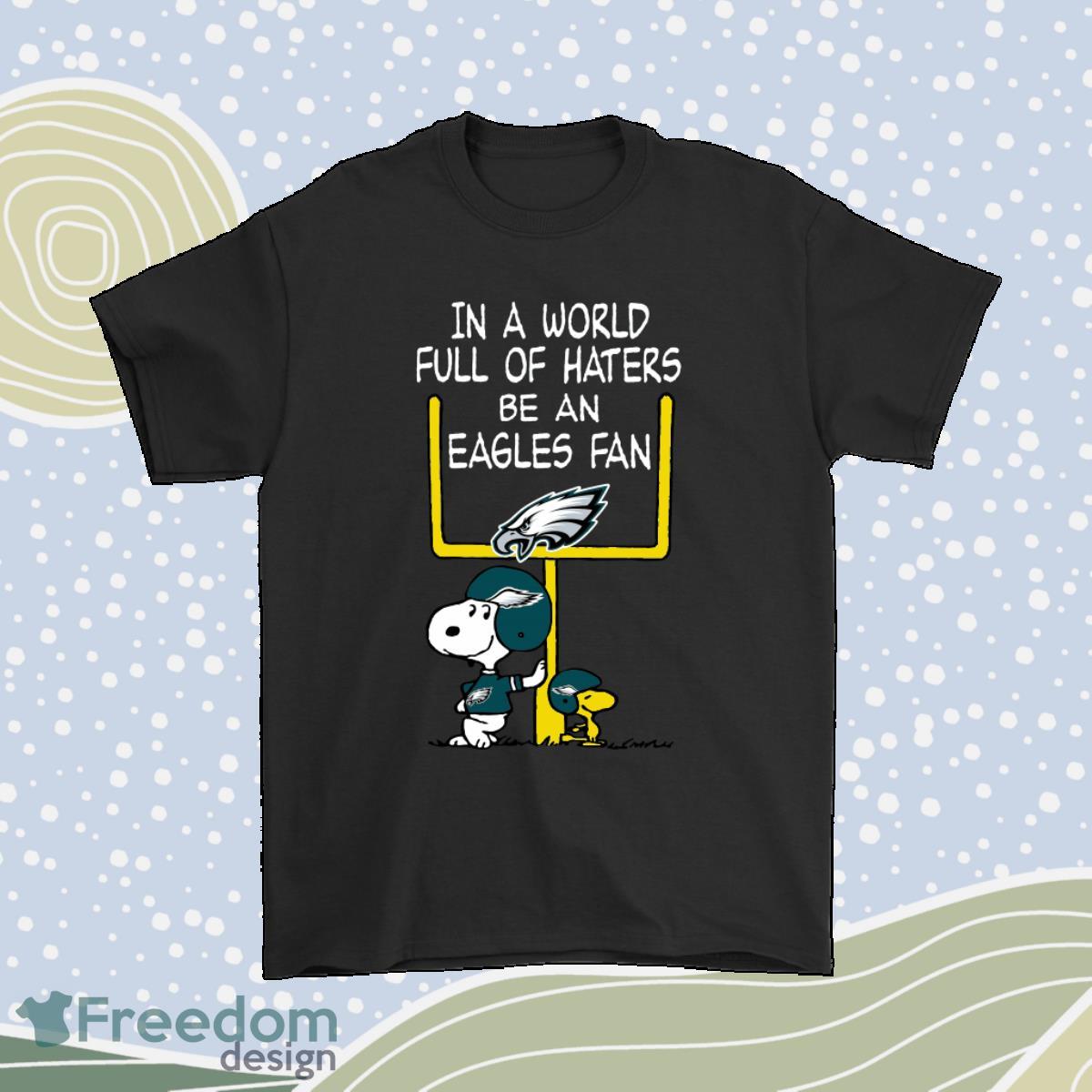 Be An Eagles Fan Philadelphia Eagles X Snoopy Mashup Shirt Product Photo 1