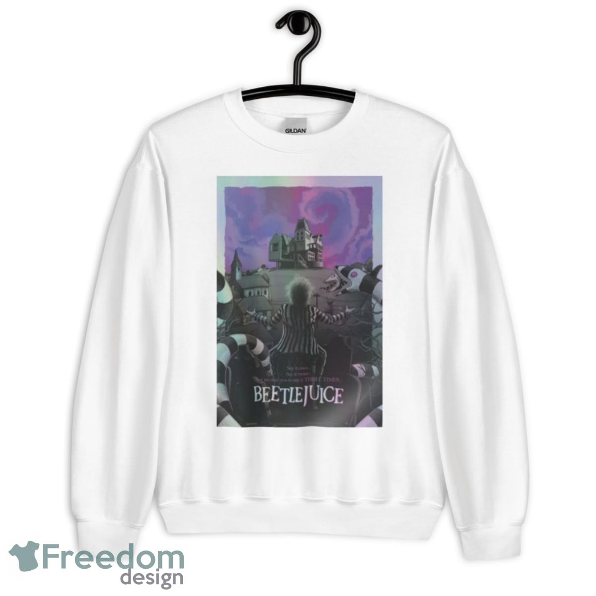 Beetlejuice 1988 Poster Shirt - Unisex Heavy Blend Crewneck Sweatshirt