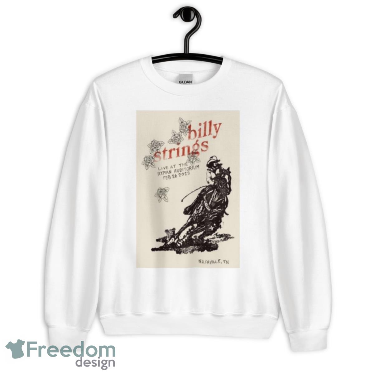 Billy Strings Live At The Ryman Aditorium Nashville Feb 26Th 2023 Shirt - Unisex Heavy Blend Crewneck Sweatshirt