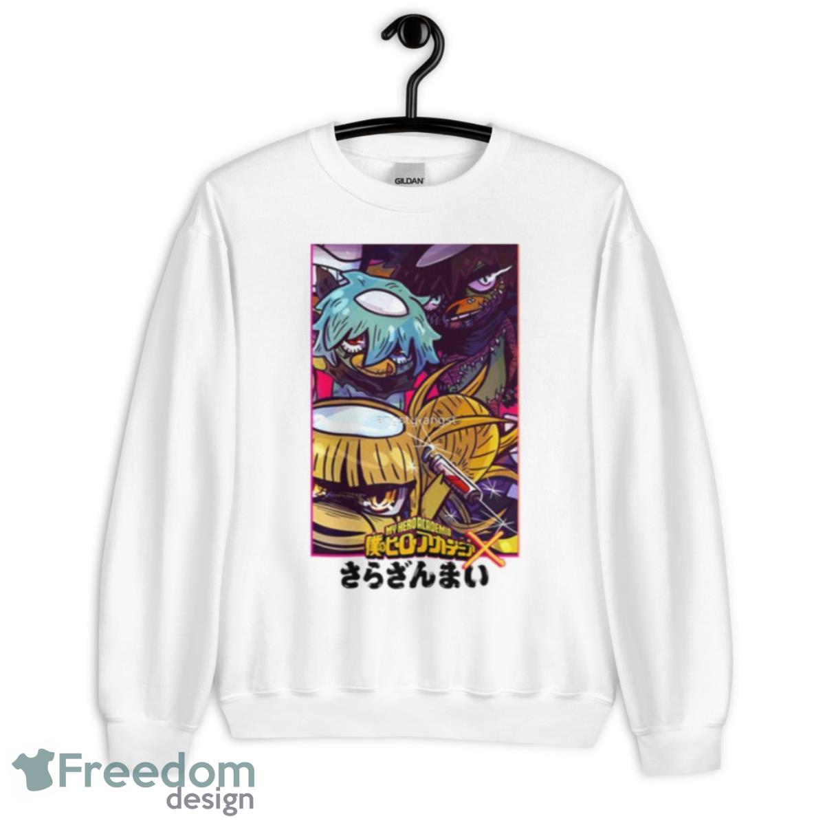 Bnha X Sarazanmai League Of Kappas Shirt - Unisex Heavy Blend Crewneck Sweatshirt