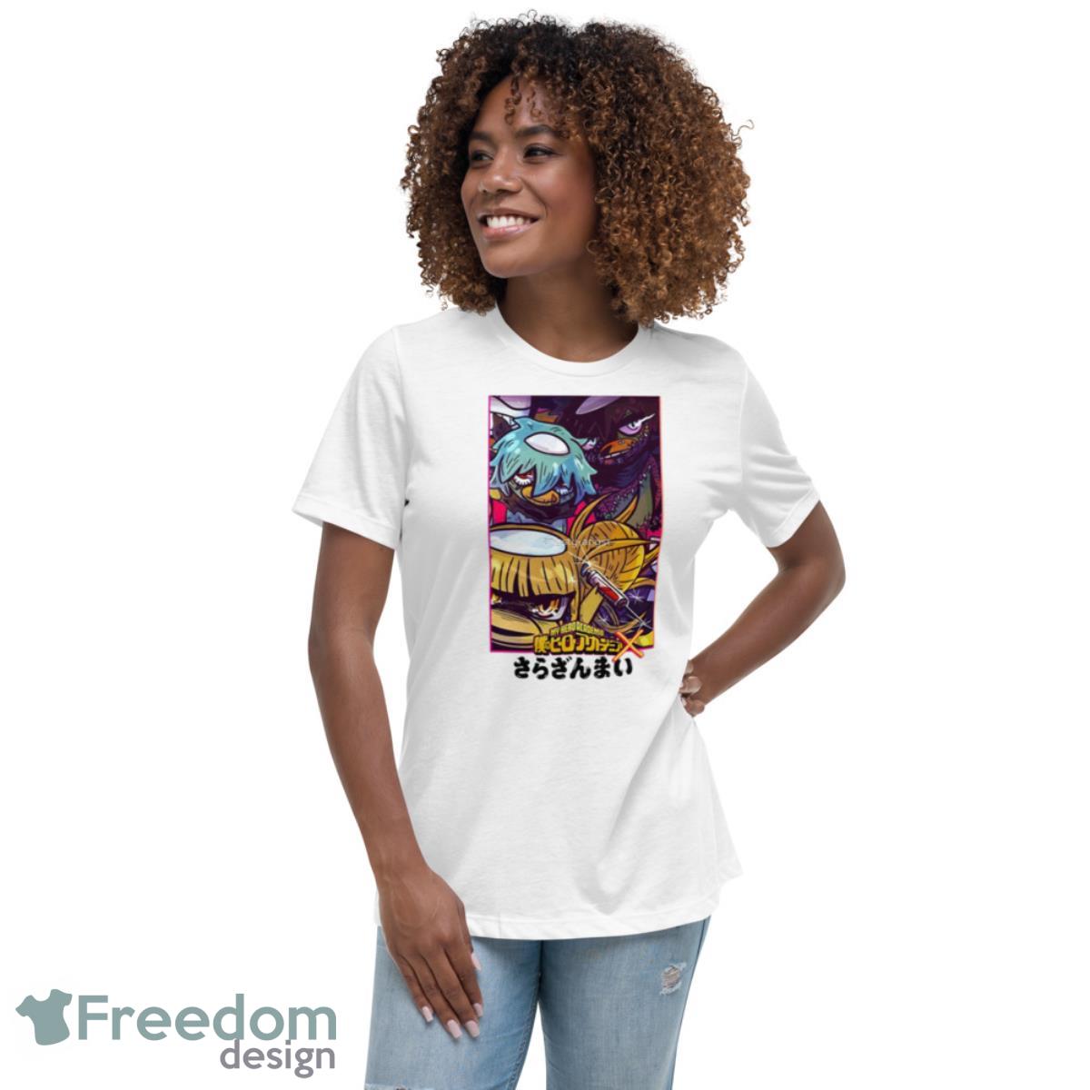 Bnha X Sarazanmai League Of Kappas Shirt - Womens Relaxed Short Sleeve Jersey Tee Bnha X Sarazanmai League Of Kappas Shirt - Womens Relaxed Short Sleeve Jersey Tee