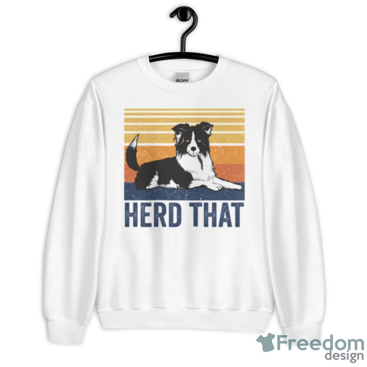 Border Collie Herd ThaShirt - Unisex Heavy Blend Crewneck Sweatshirt