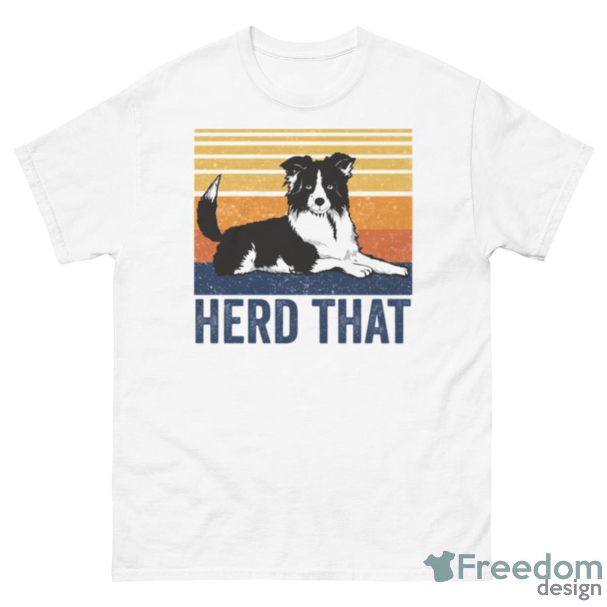 Border Collie Herd ThaShirt - 500 Men’s Classic Tee Gildan