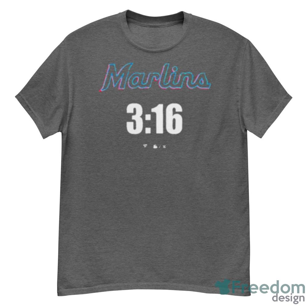 Branded 3 16 Stone Cold Steve Austin Miami Marlins Fanatics Shirt - G500 Men’s Classic T-Shirt