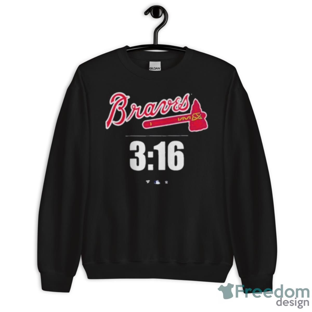 Braves 3 16 Steve Austin Navy Atlanta Shirt