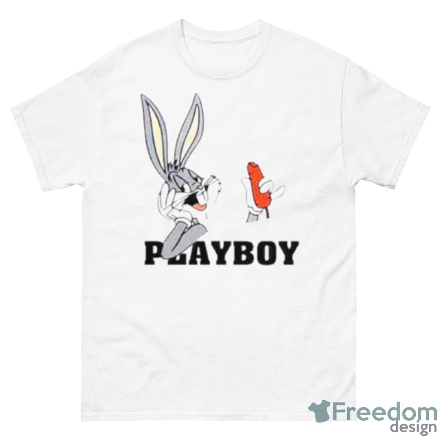 Bugs Bunny Playboy Shirt - 500 Men’s Classic Tee Gildan