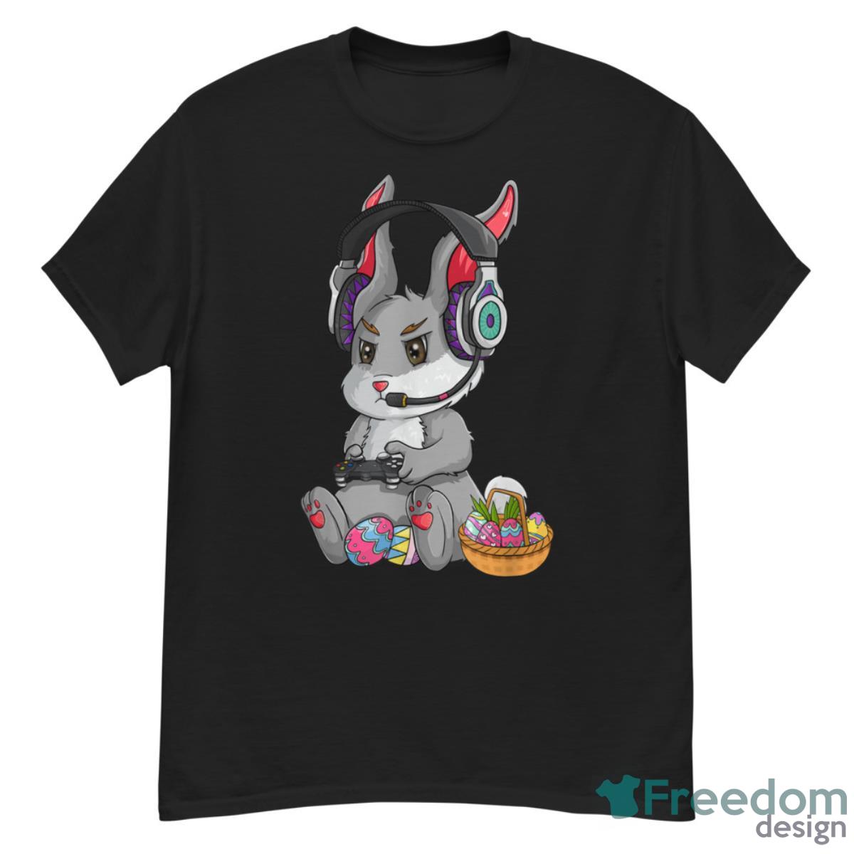 Bunny Rabbit Gaming Happy Easter Day Gamer Boy Girl Kid Shirt - G500 Men’s Classic T-Shirt