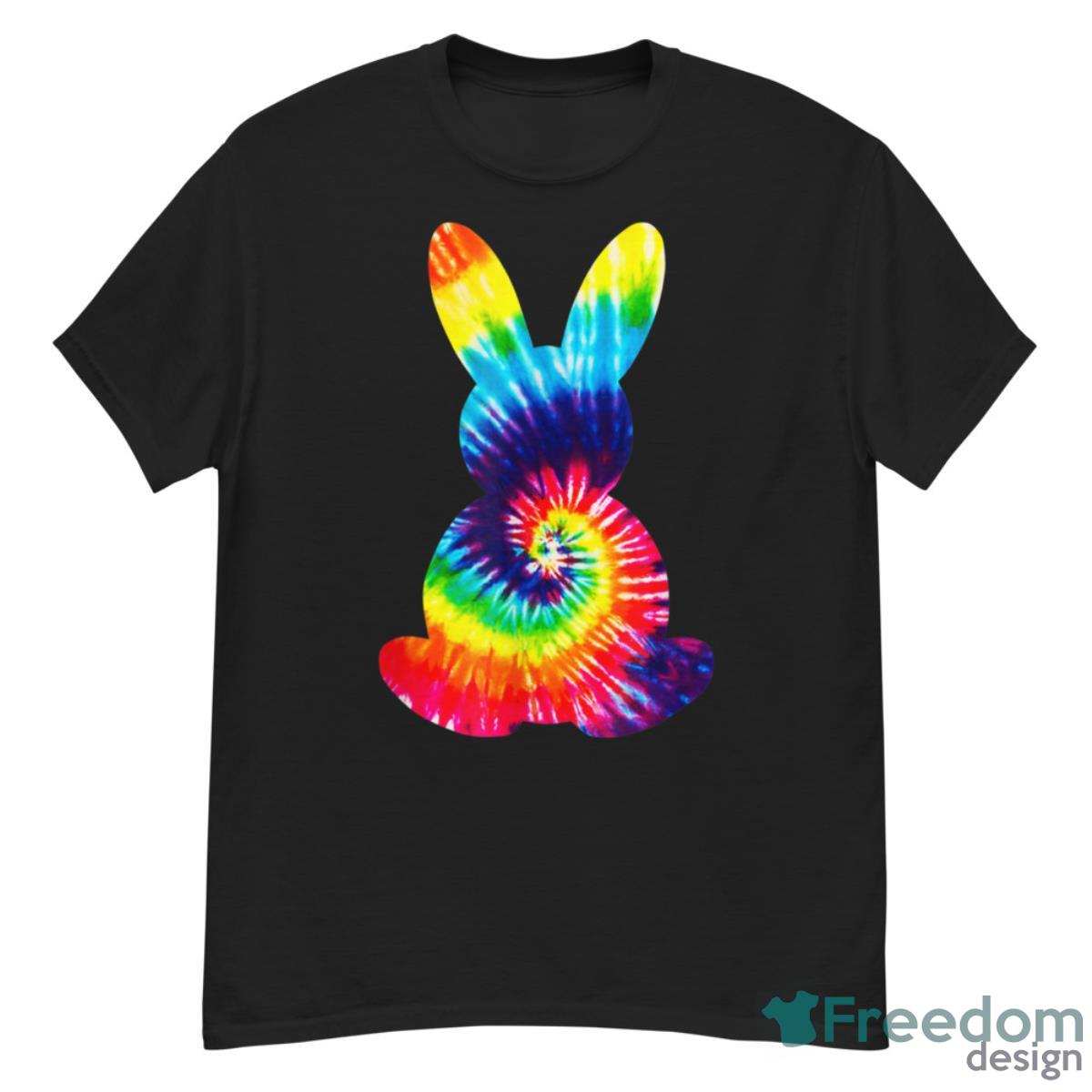 Bunny Silhouette Tie Dye, Funny Boy Girl Kid Shirt - G500 Men’s Classic T-Shirt