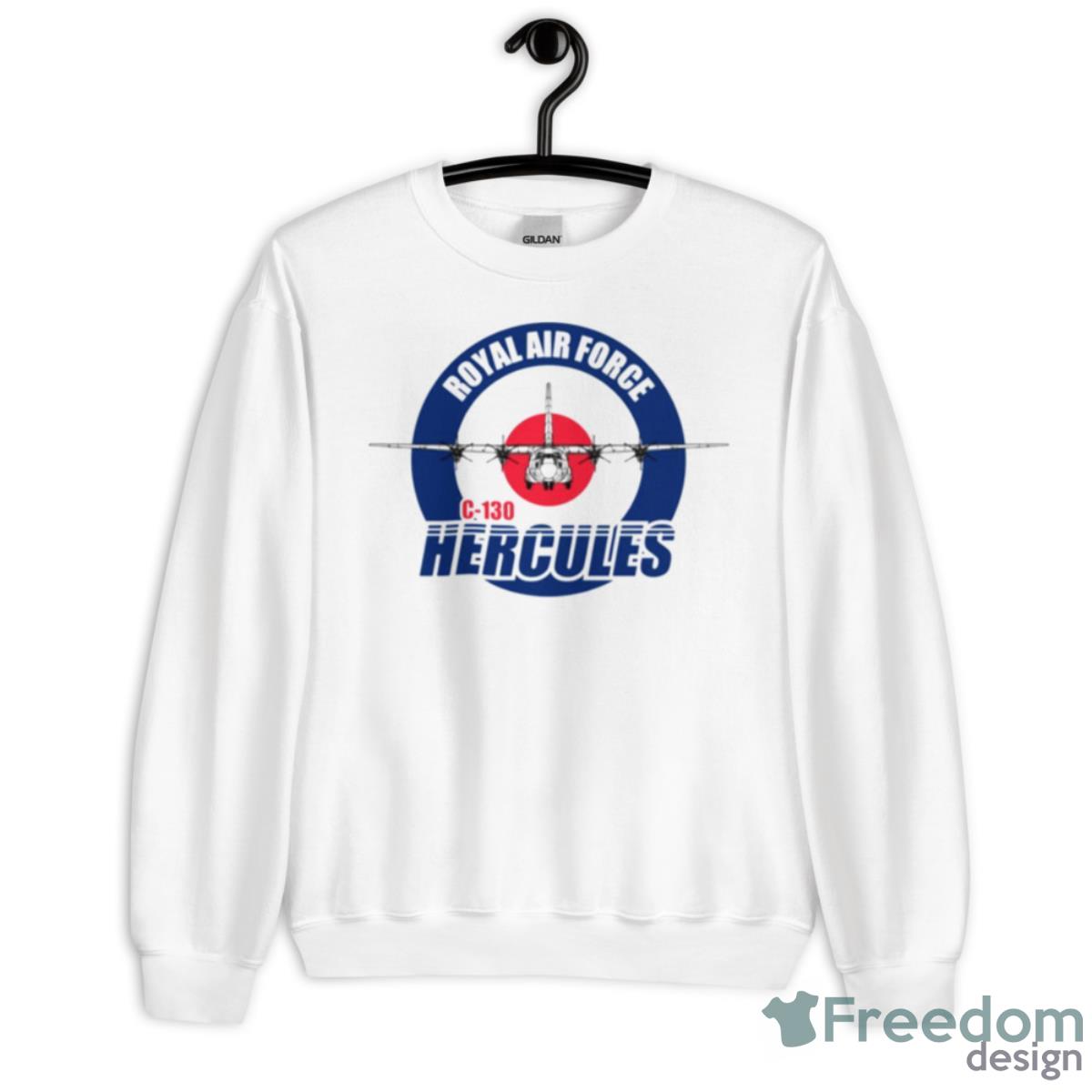 C 130 Hercules Raf Military Aircraft Shirt - Unisex Heavy Blend Crewneck Sweatshirt