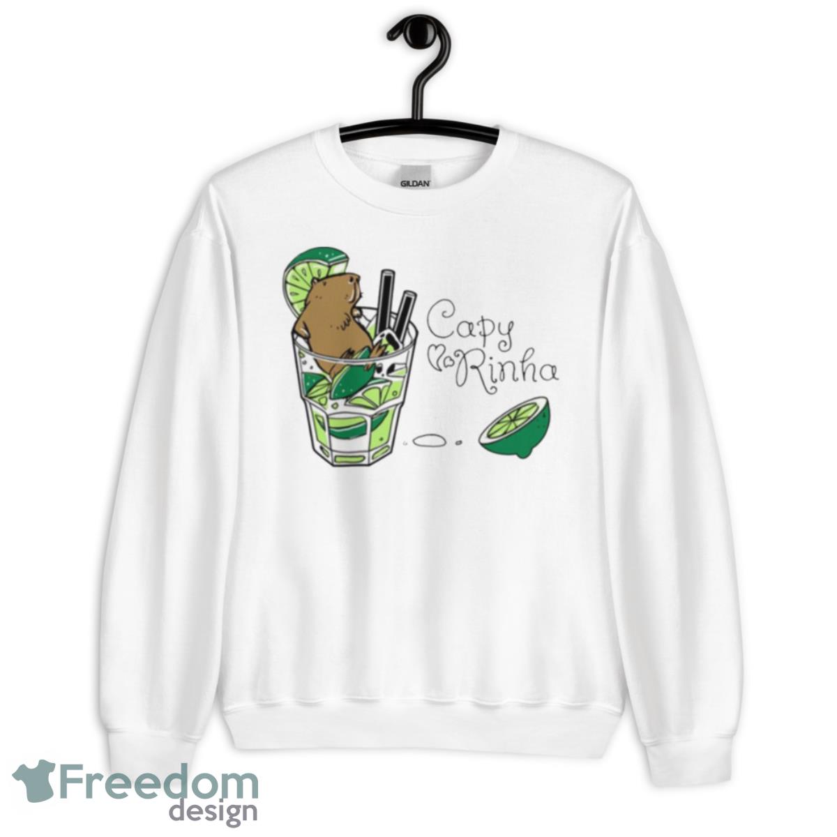 Cabybara Plus Caipirinha Equal Capyrinha Shirt - Unisex Heavy Blend Crewneck Sweatshirt