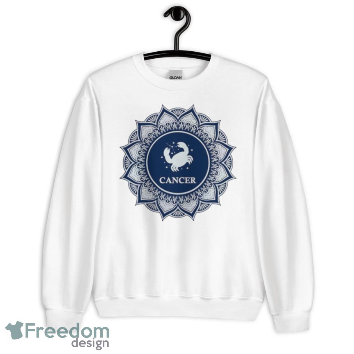 Cancer Mandala Zodiac Sign Shirt - Unisex Heavy Blend Crewneck Sweatshirt