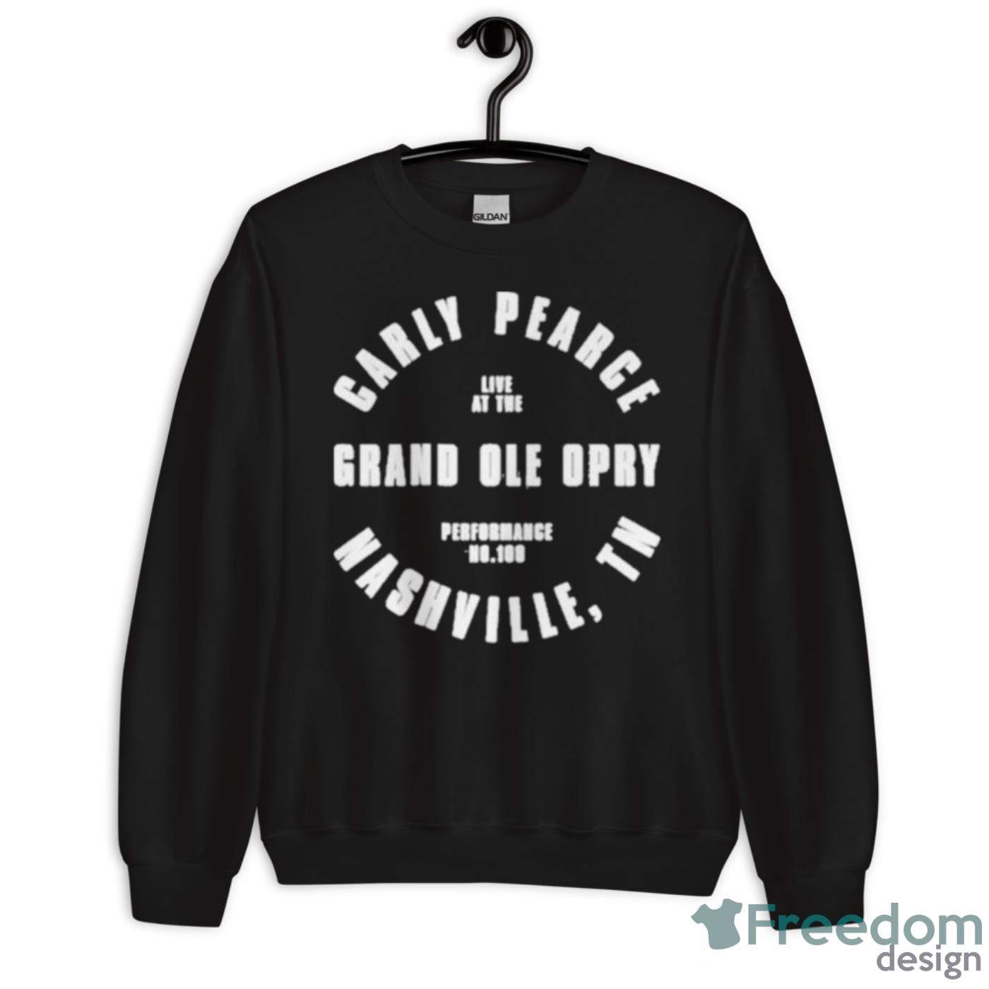 Carly Pearce 100th Show Opry Exclusive Nashville TN Shirt image Carly Pearce 100th Show Opry Exclusive Nashville TN Shirt - Unisex Crewneck Sweatshirt