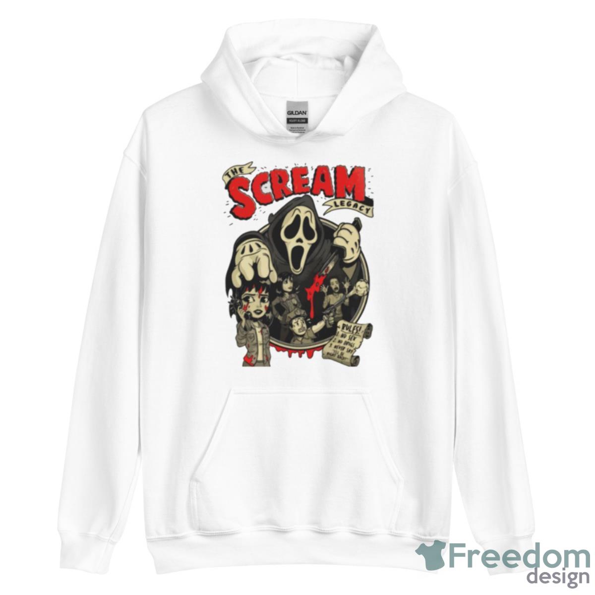 Cartoon Design Scream Vi Reyro Shirt - Unisex Heavy Blend Hooded Sweatshirt