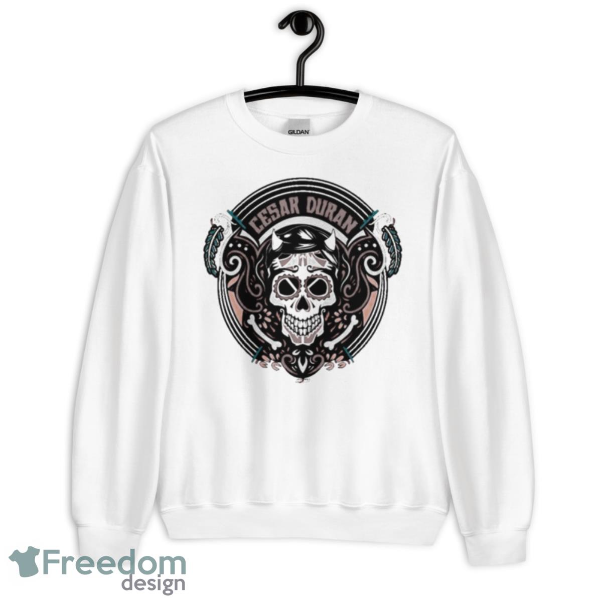 Cesar Duran Sugar Skull Shirt - Unisex Heavy Blend Crewneck Sweatshirt