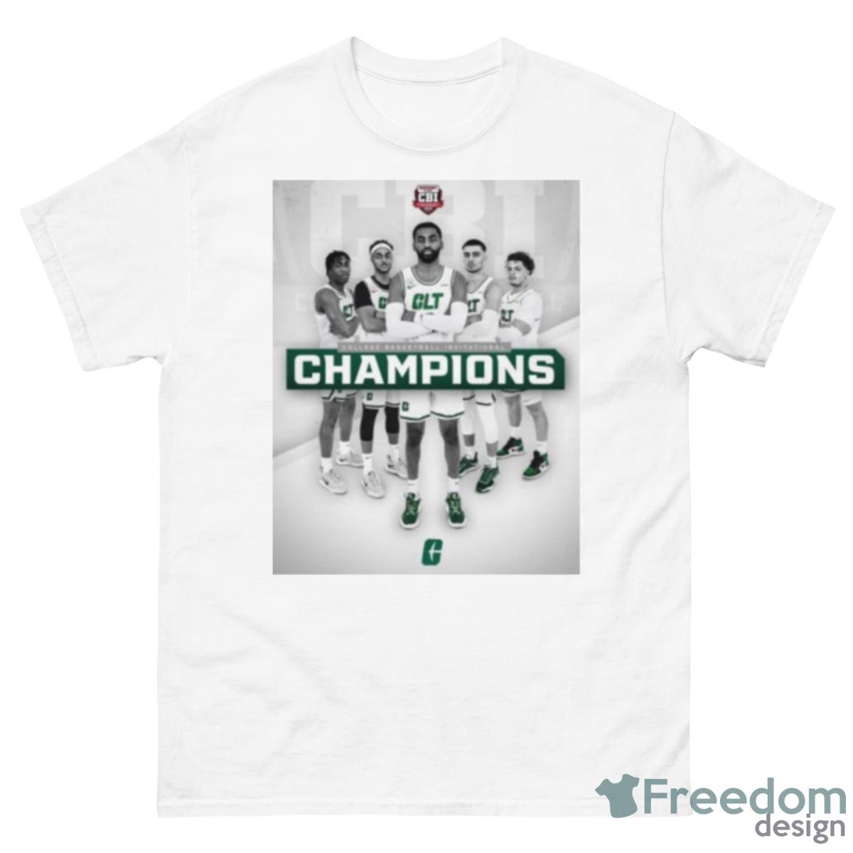 Charlotte 49ers Men’s Basketball 2023 CBI Champions Shirt - 500 Men’s Classic Tee Gildan