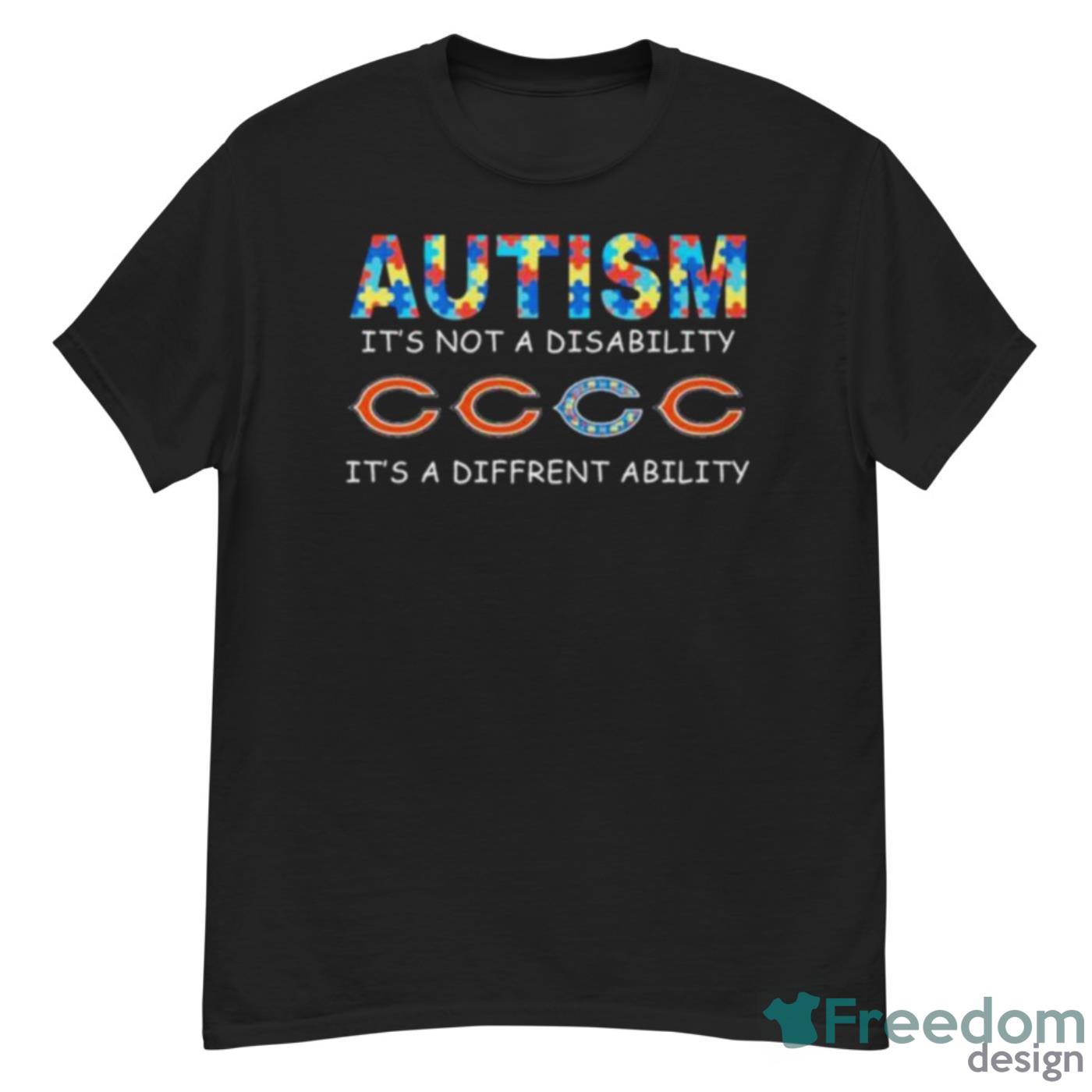 Fight Like A Chicago Bears Autism Support Hawaiian Shirt For Men Women -  Freedomdesign