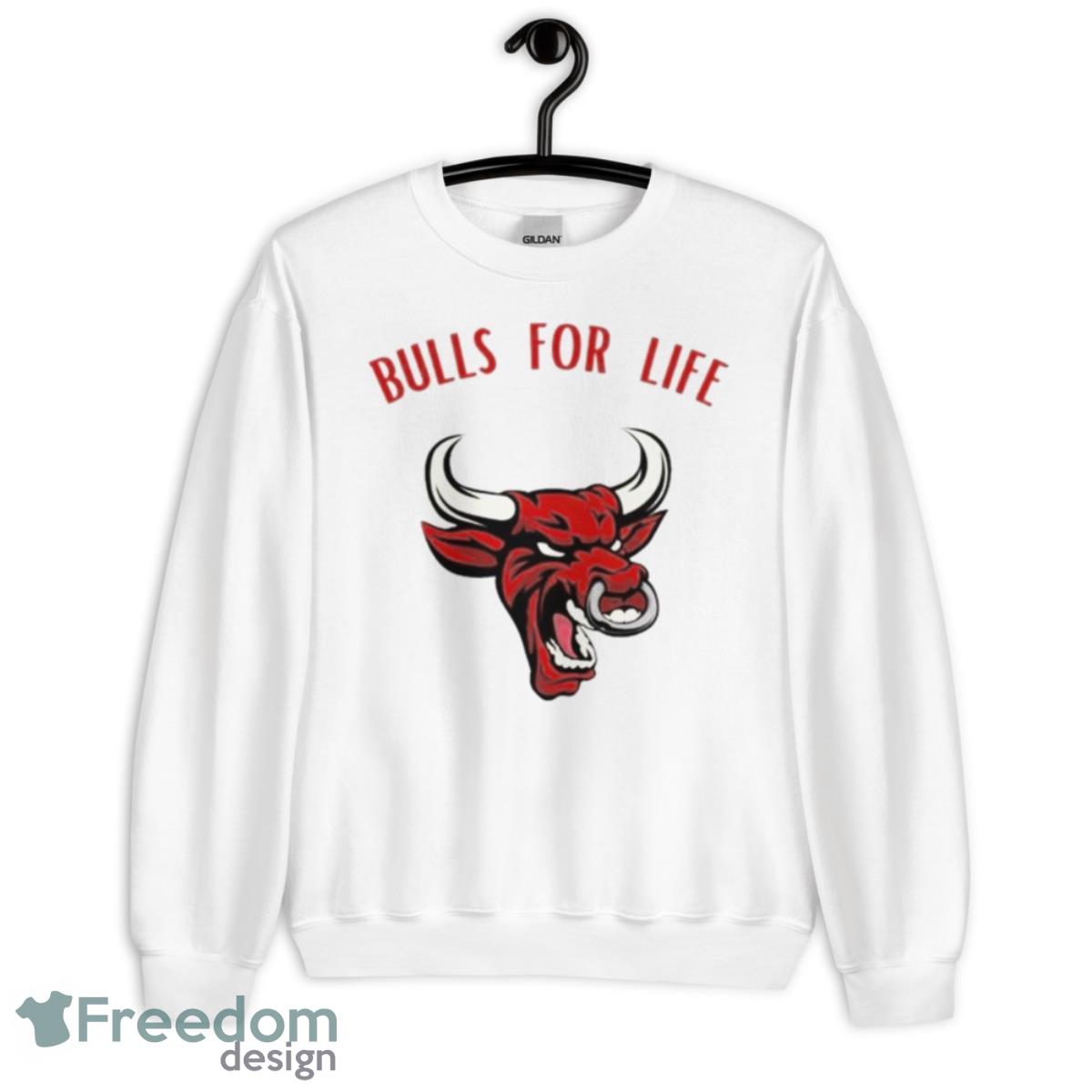 Chicago Bulls For Life Shirt - Unisex Heavy Blend Crewneck Sweatshirt