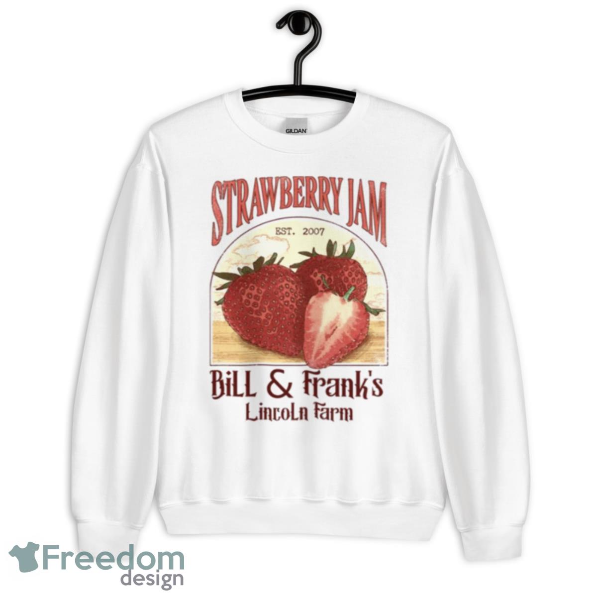 Collage Bill And Frank Strawberry Jam The Last Of Us Shirt - Unisex Heavy Blend Crewneck Sweatshirt