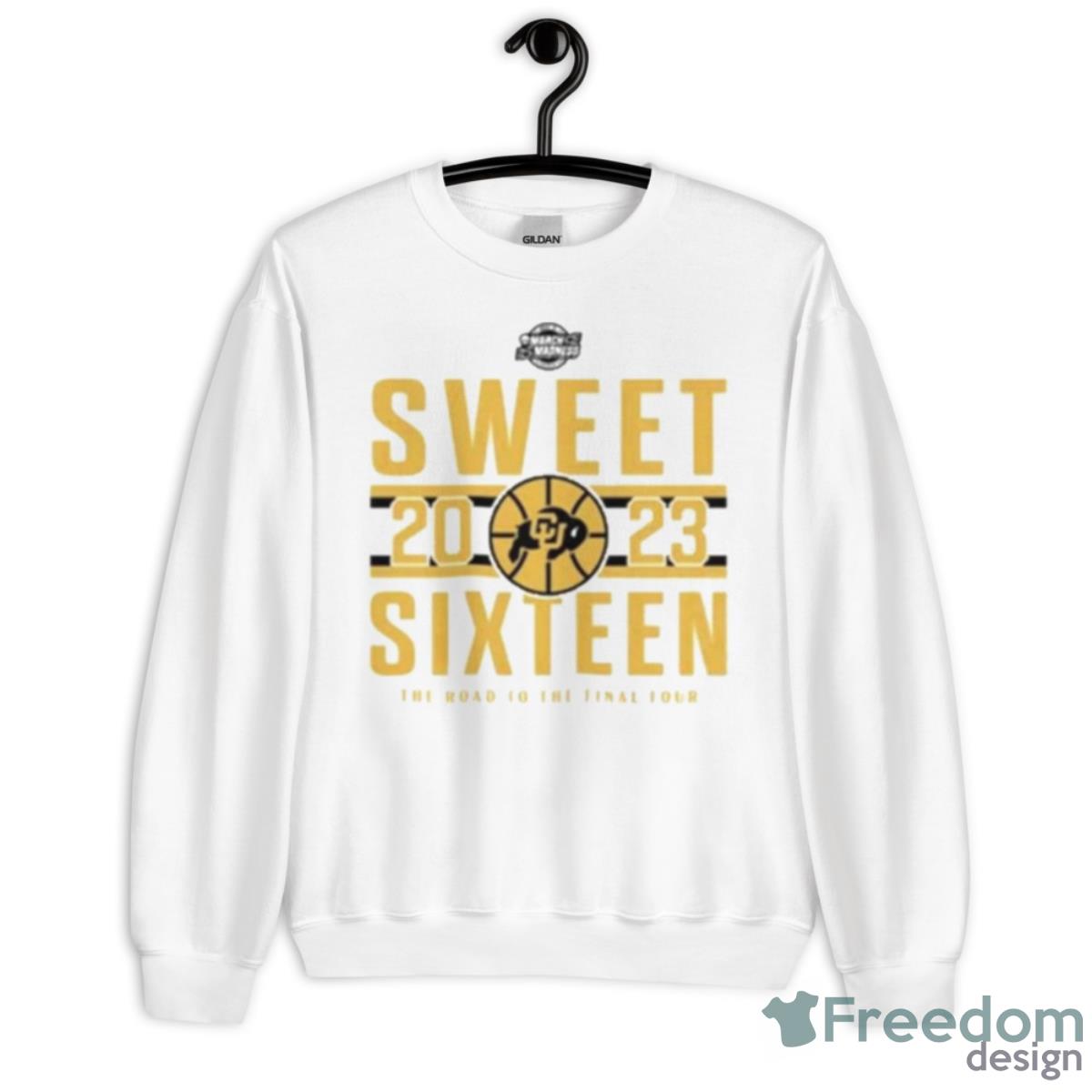 Colorado Buffaloes 2023 Sweet Sixteen Road To The Final Four Shirt - Unisex Heavy Blend Crewneck Sweatshirt