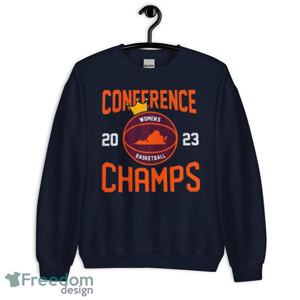 Conference womens basketball champs 2023 orange tshirt - Unisex Crewneck Sweatshirt-1 Conference womens basketball champs 2023 orange tshirt - Unisex Crewneck Sweatshirt-1