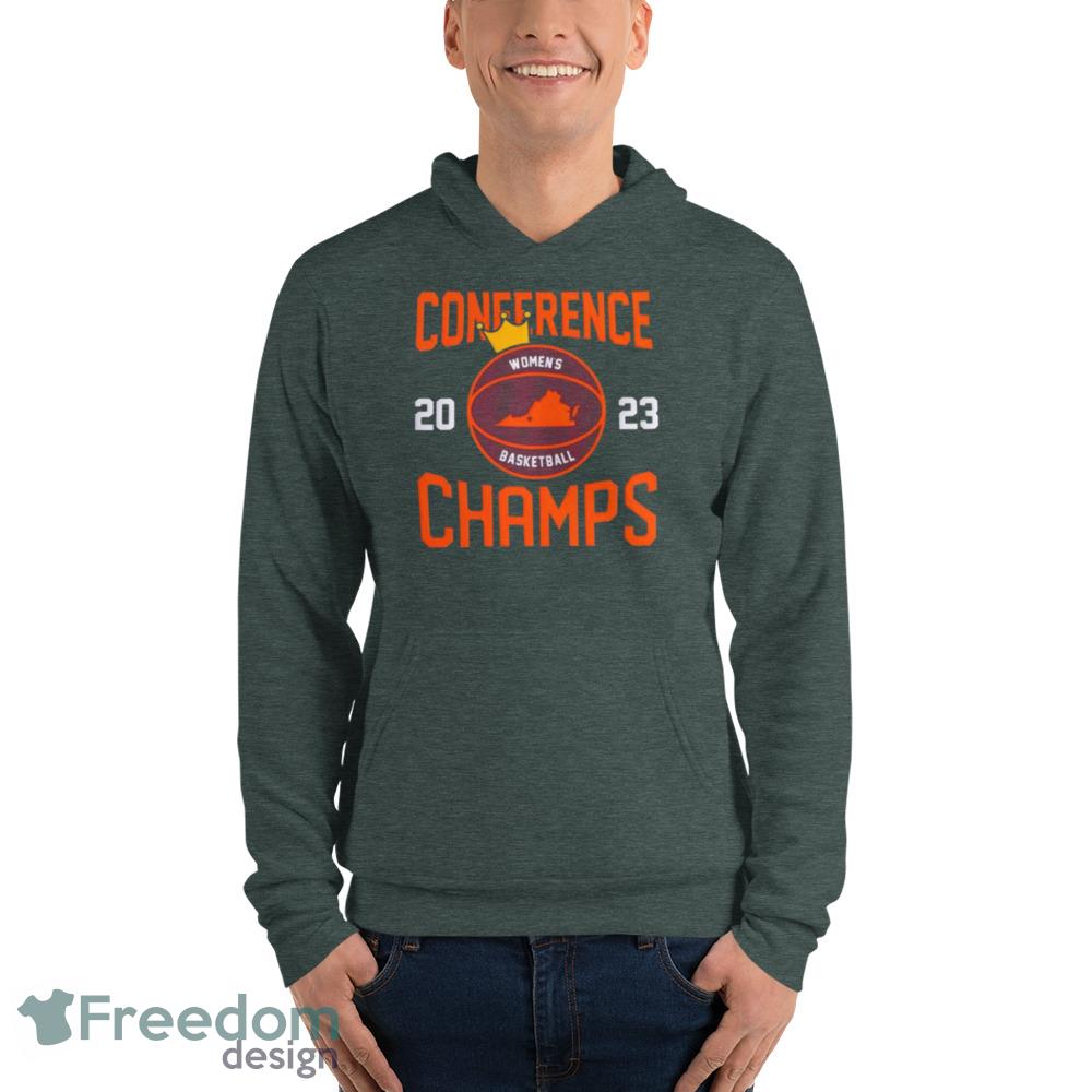 Conference womens basketball champs 2023 orange tshirt - Unisex Fleece Pullover Hoodie-1 Conference womens basketball champs 2023 orange tshirt - Unisex Fleece Pullover Hoodie-1