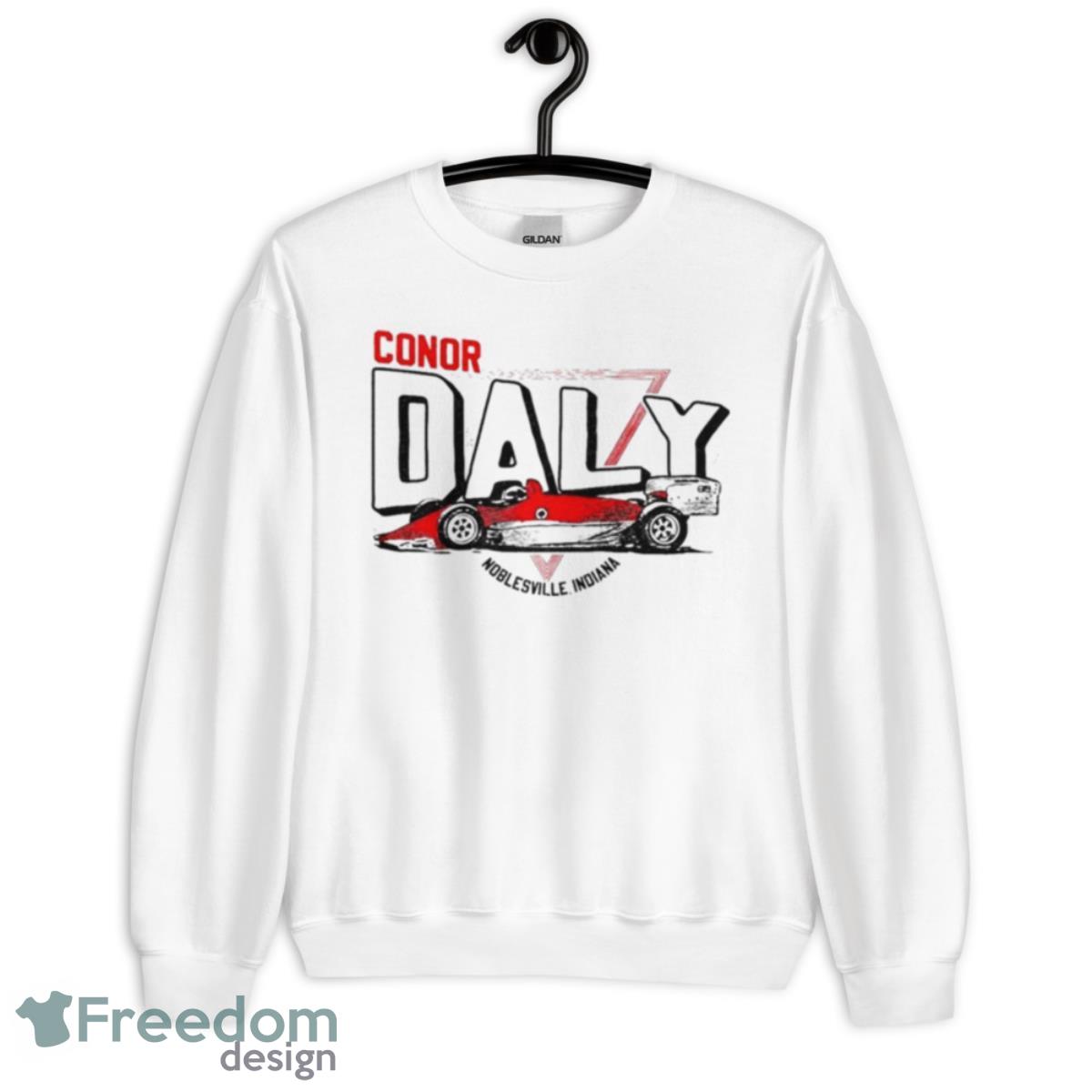 Conor Daly Tribute Noblesville Indiana Shirt - Unisex Heavy Blend Crewneck Sweatshirt