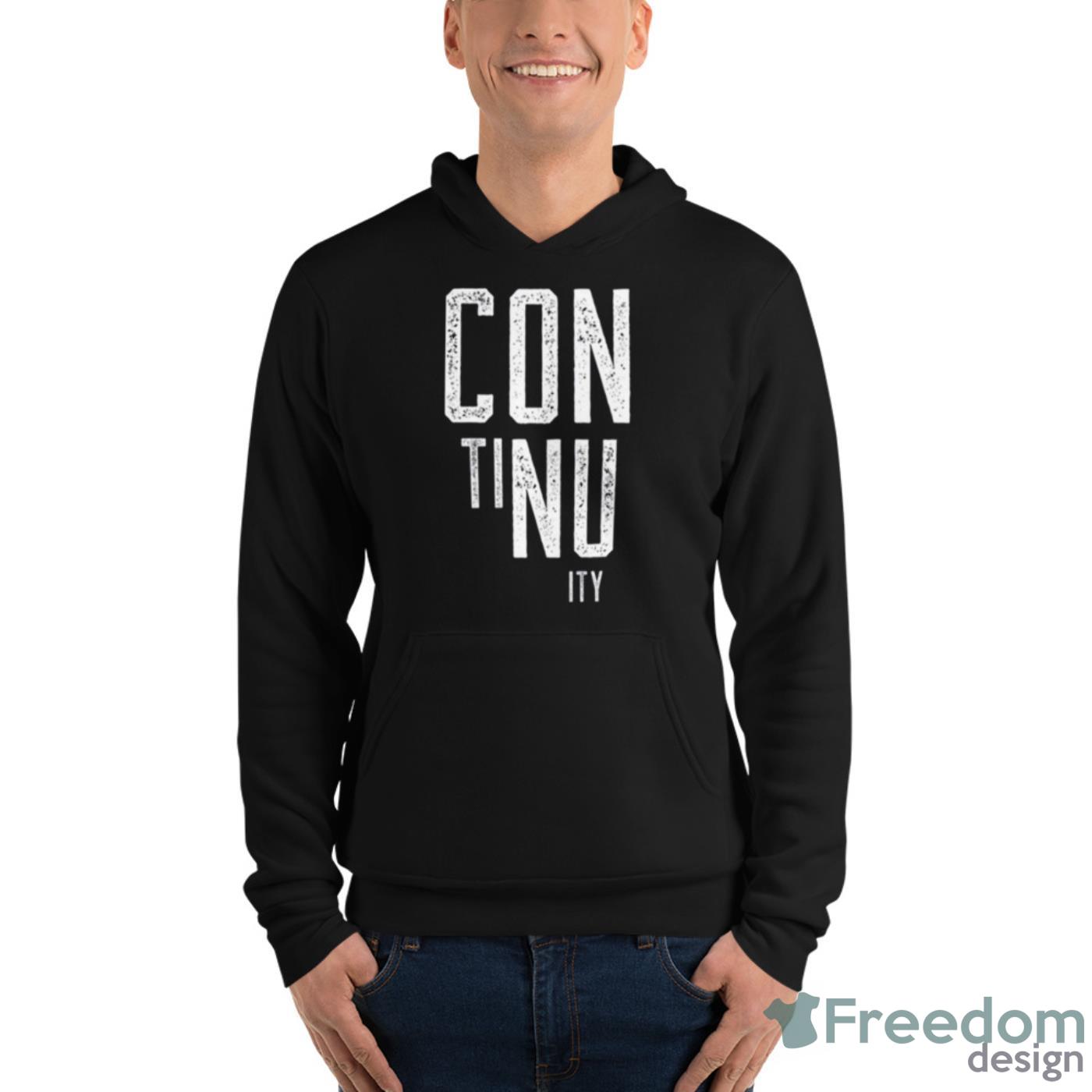 Continuity Typographic Design Shirt image Continuity Typographic Design Shirt - Unisex Fleece Pullover Hoodie