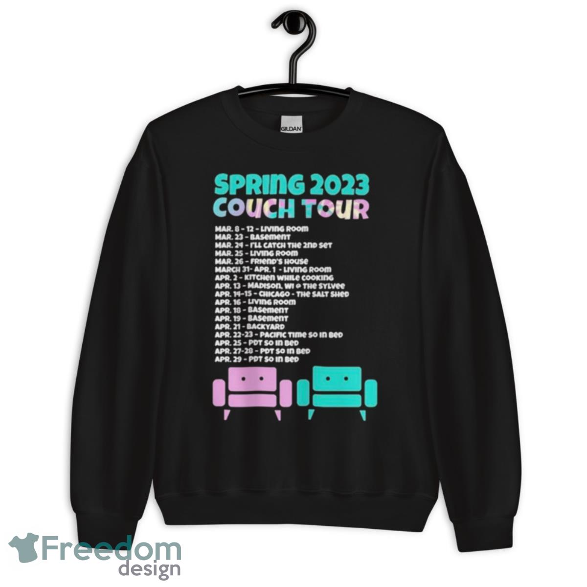 Couch Band Spring 2023 Tour Shirt - Unisex Crewneck Sweatshirt Couch Band Spring 2023 Tour Shirt - Unisex Crewneck Sweatshirt