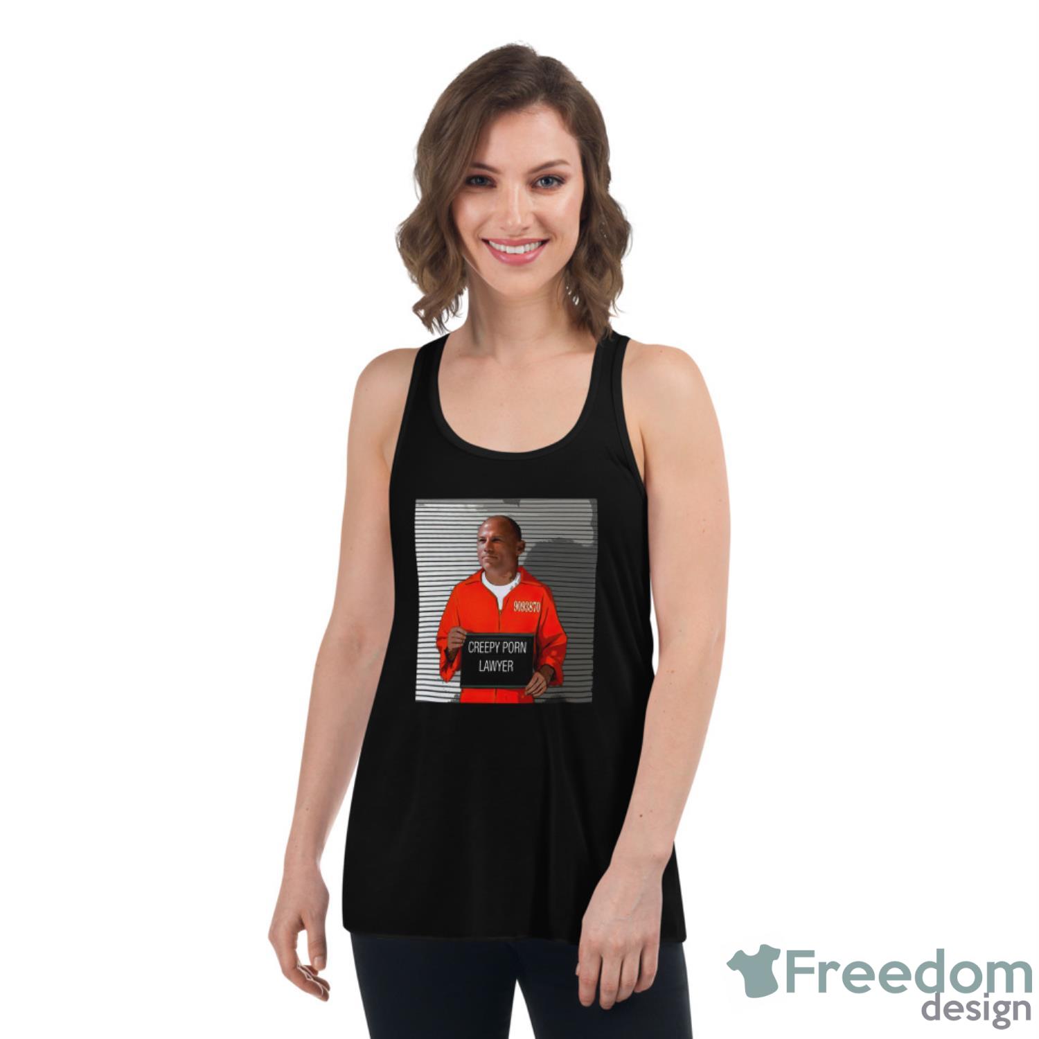 Creepy Porn Lawyer Shirt - Womens Flowy Racerback Tank Creepy Porn Lawyer Shirt - Womens Flowy Racerback Tank