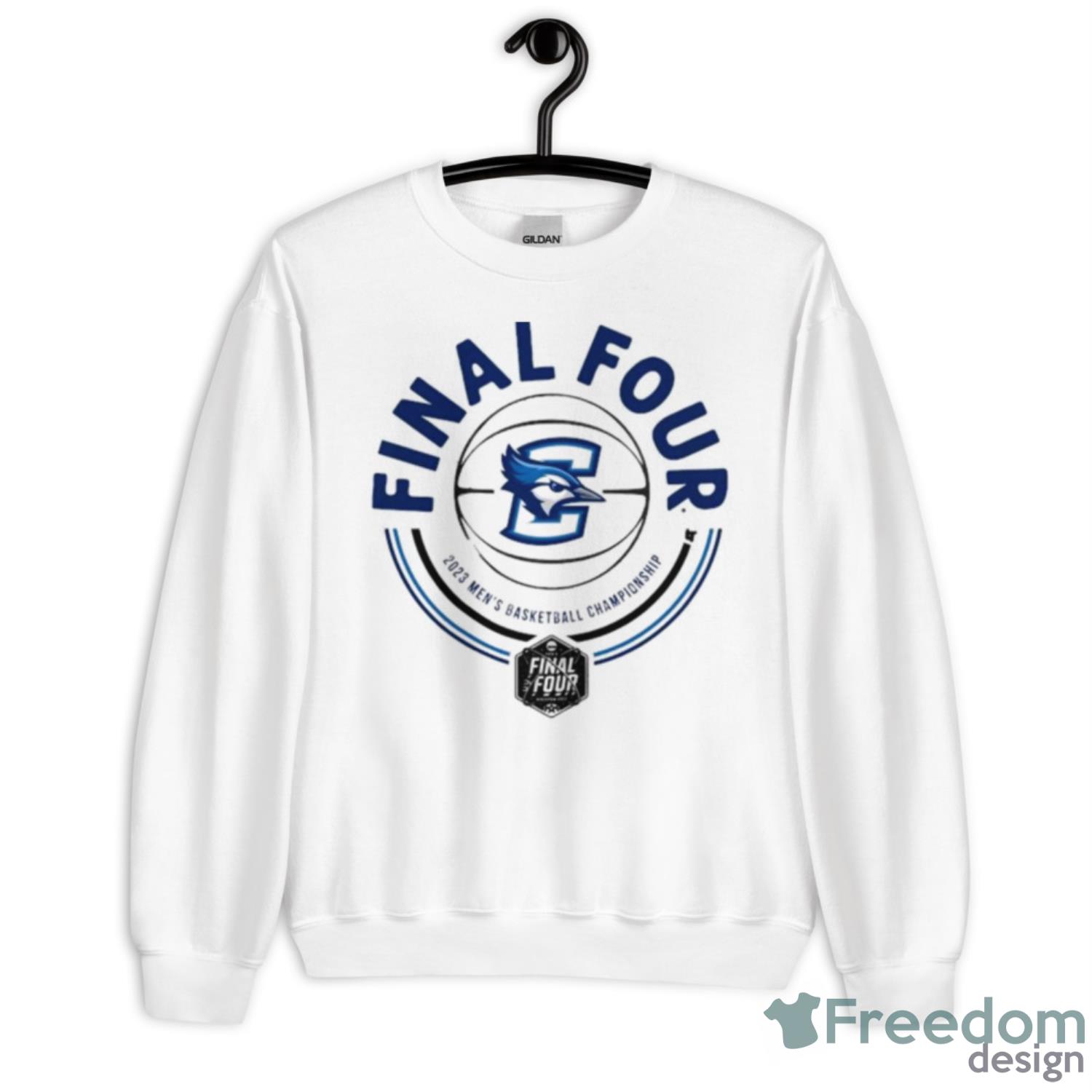 Creighton Men’s Final Four Circle 2023 NCAA Men’s Basketball Championship Shirt - Unisex Heavy Blend Crewneck Sweatshirt