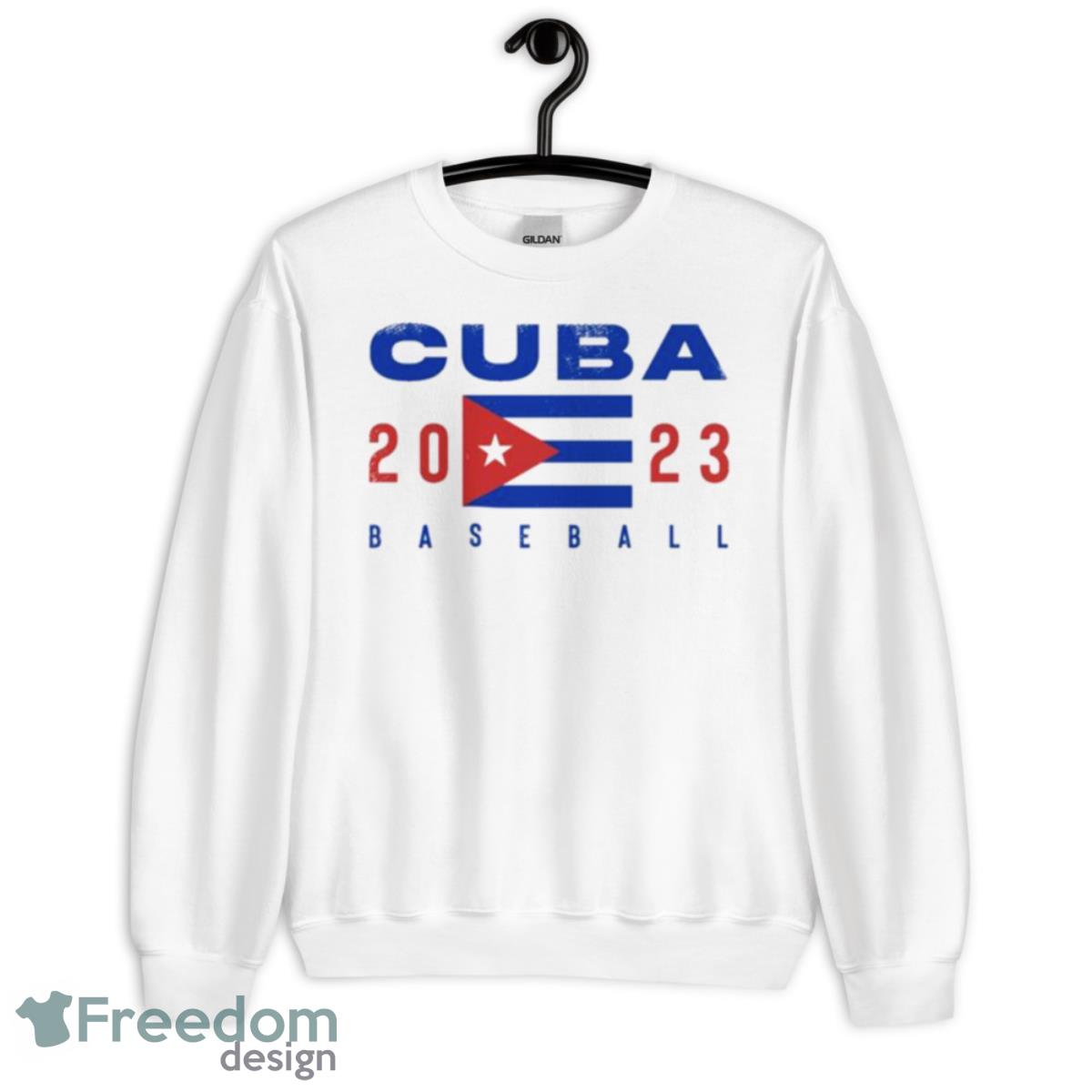 Cuba Baseball 2023 Shirt - Unisex Heavy Blend Crewneck Sweatshirt
