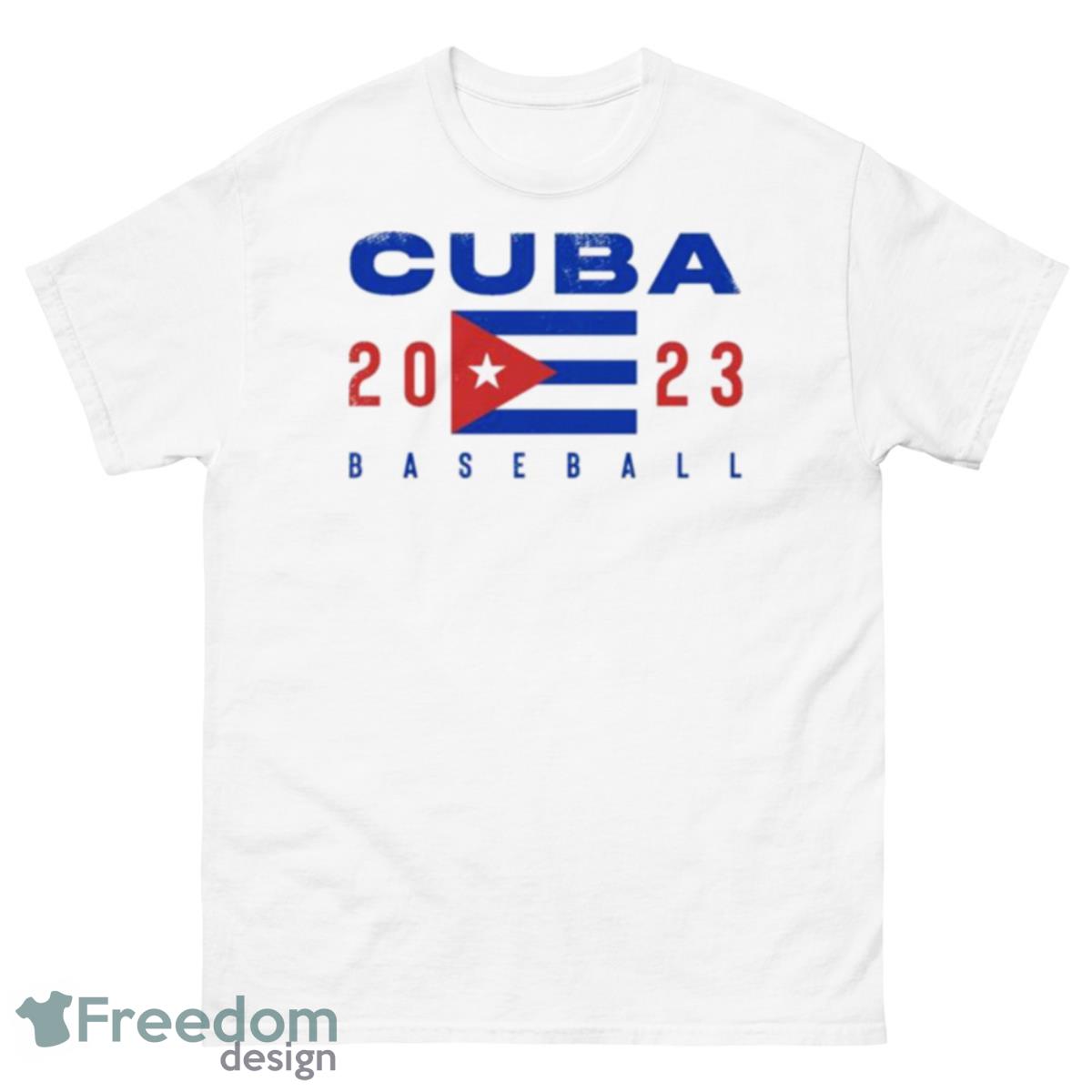 Cuba Baseball 2023 Shirt - 500 Men’s Classic Tee Gildan