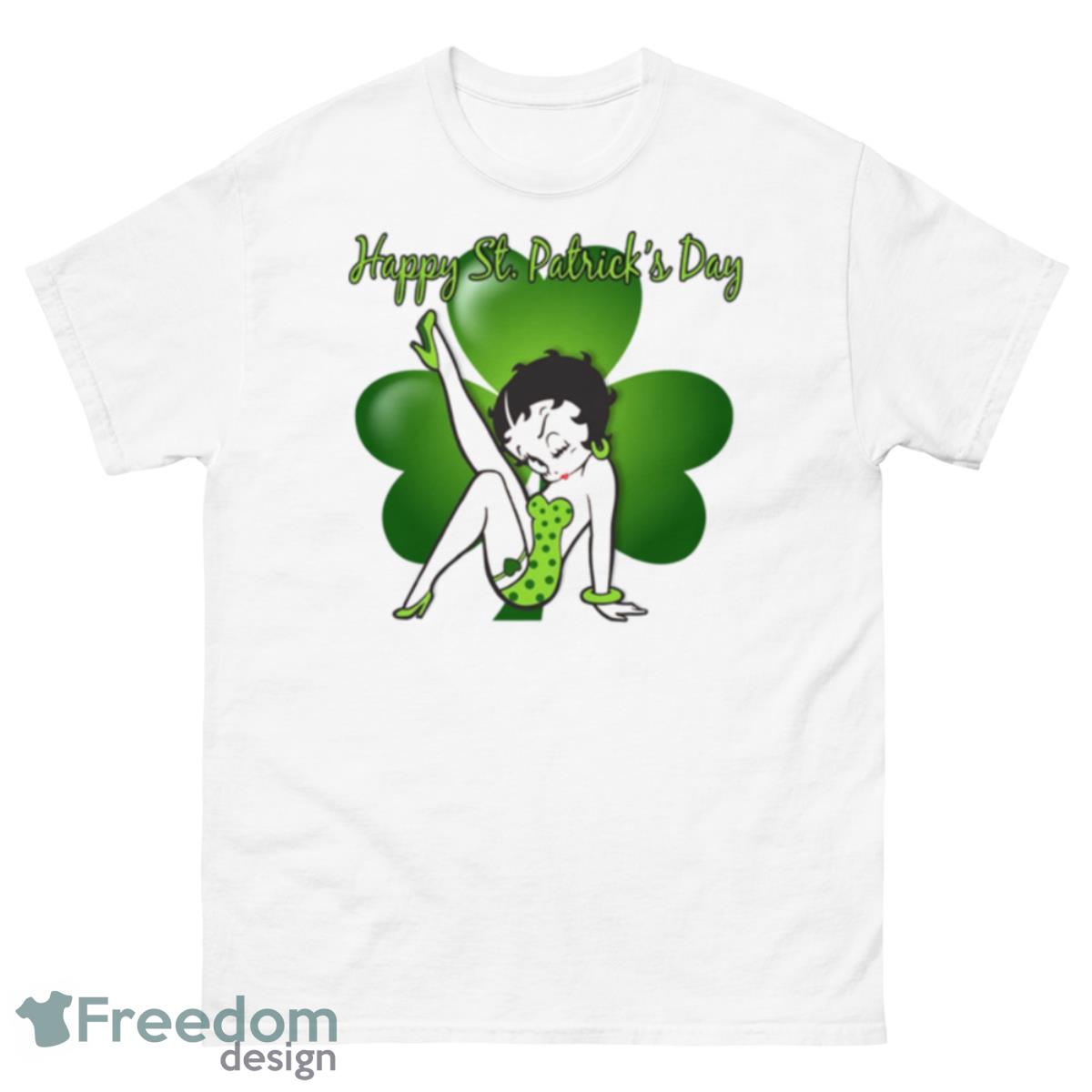 Cute Design Betty Boop Saint Patrick’s Day Shirt - 500 Men’s Classic Tee Gildan